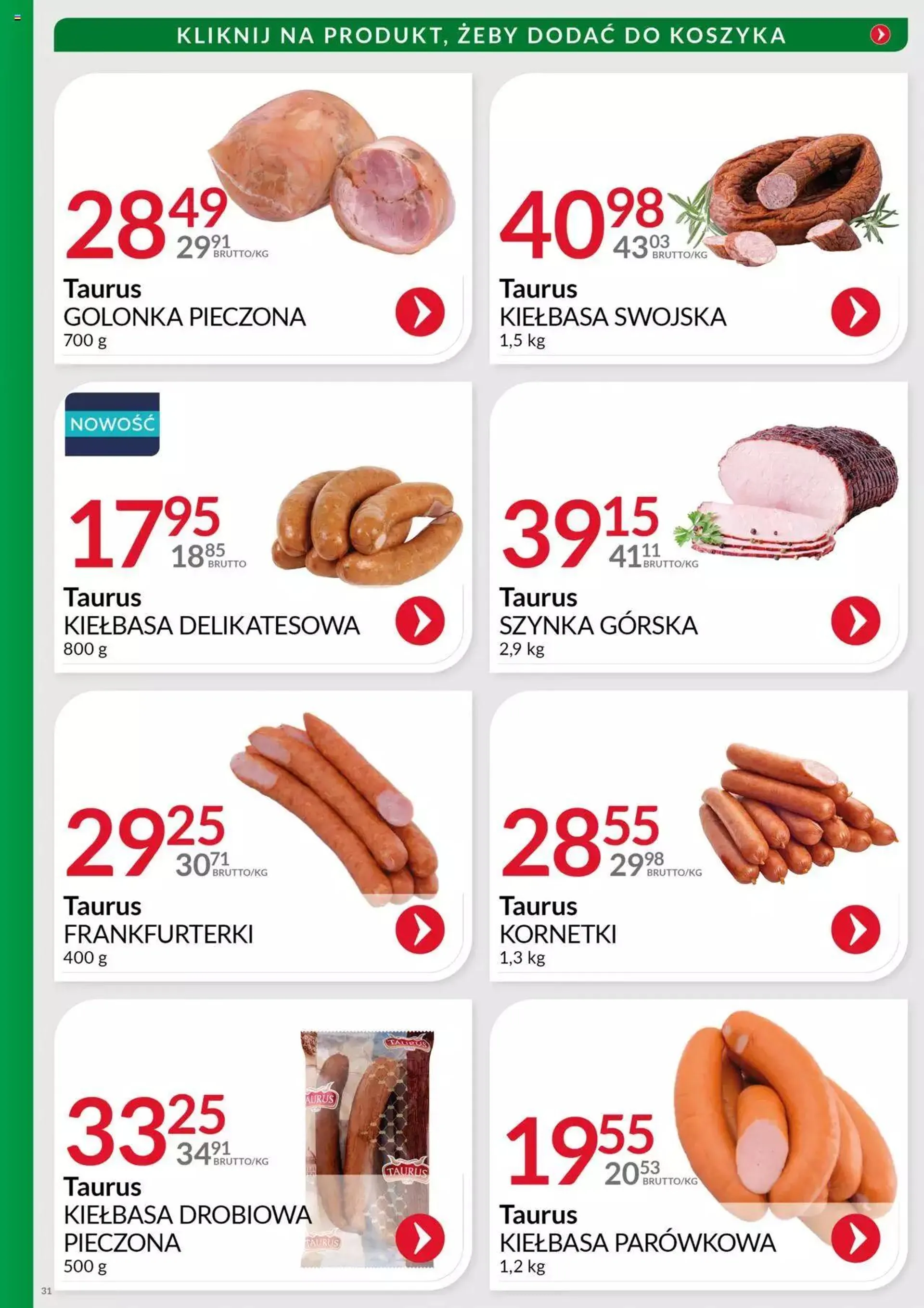 Eurocash Gazetka - Katalog Wędlin - 30