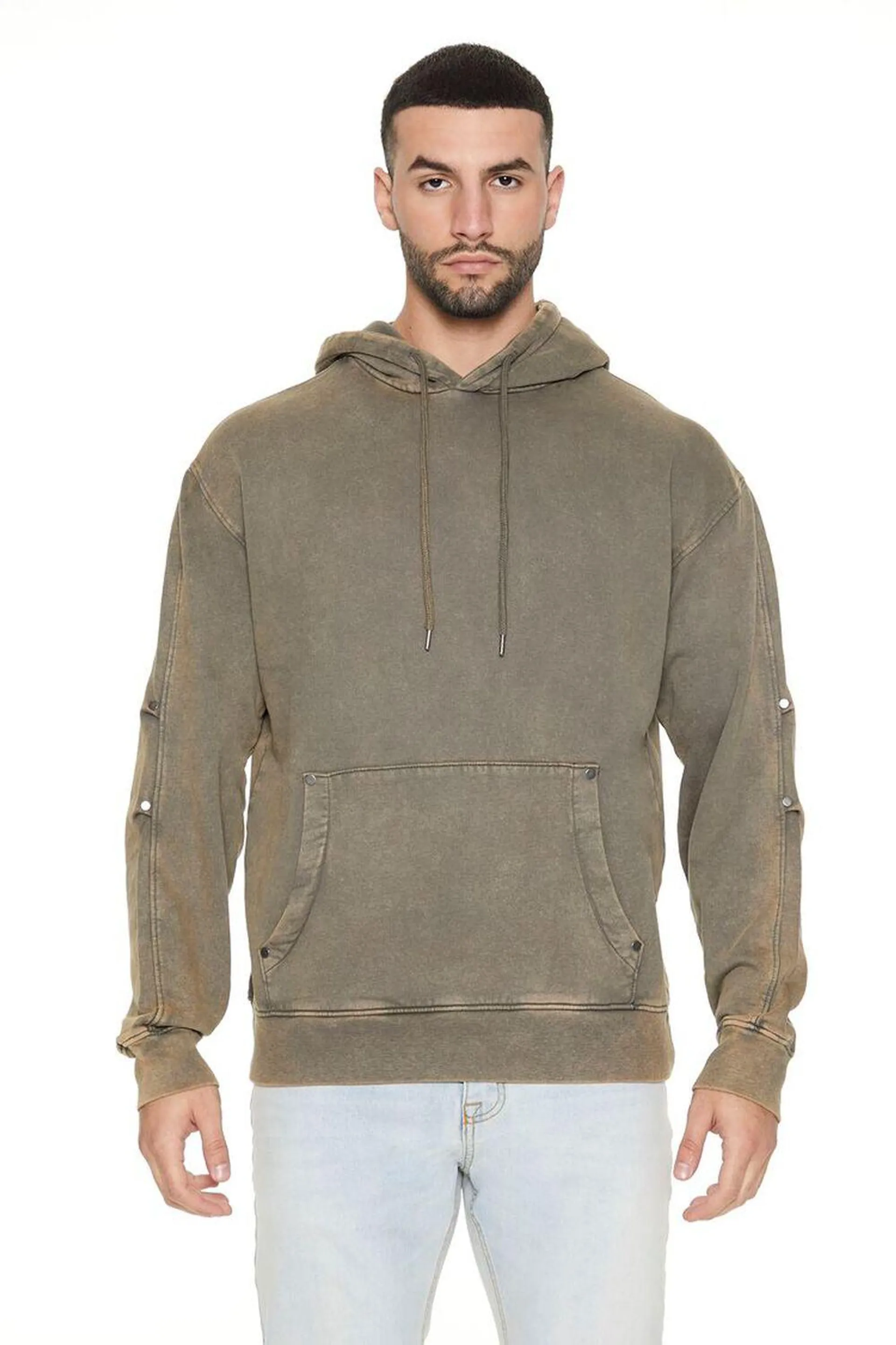 Washed Drawstring Hoodie