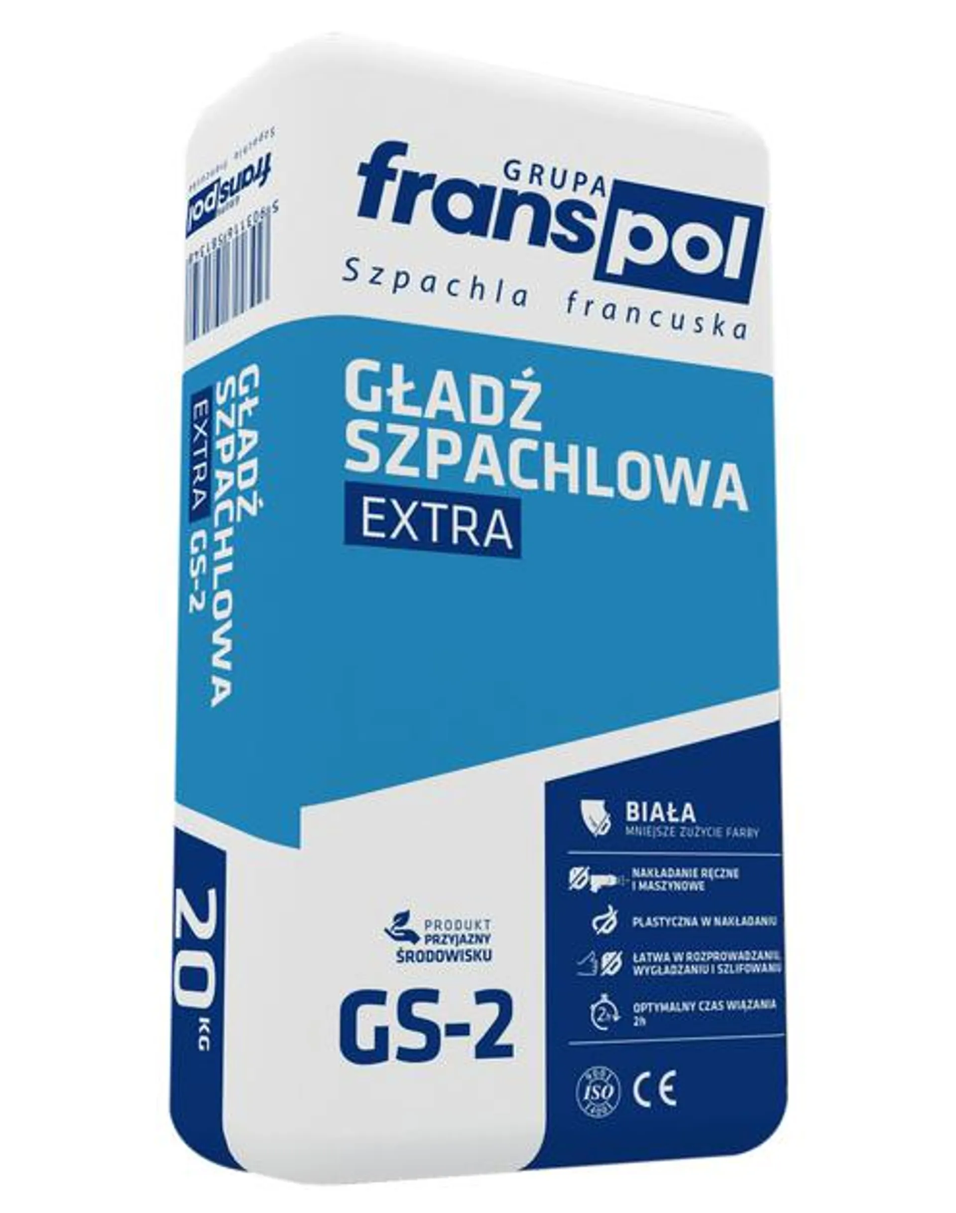 Gładź szpachlowa Extra GS-2, 20 kg FRANS-POL