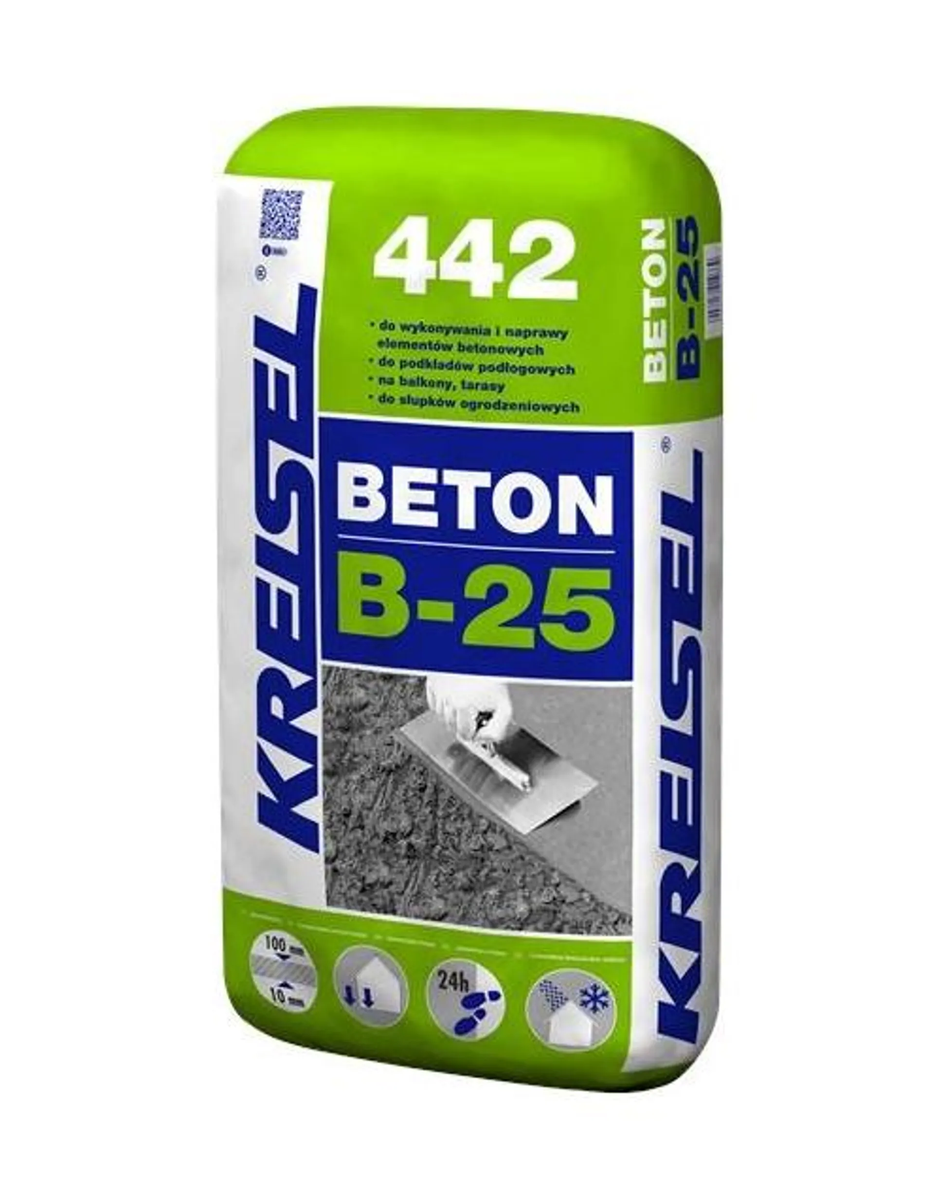 Zaprawa betonowa tradycyjna Beton B-25 442 25 kg KREISEL