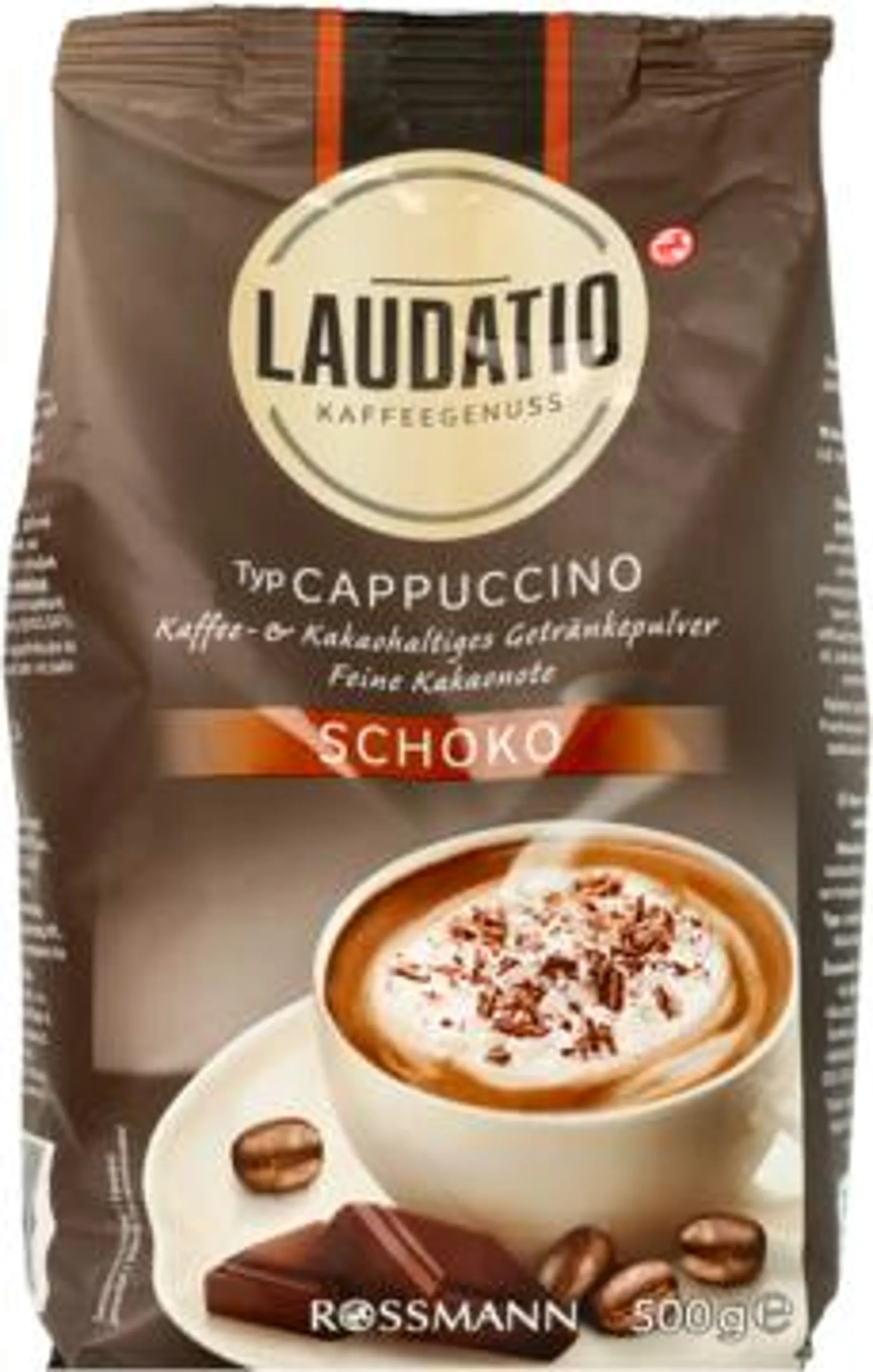 LAUDATIO Schoko napój kawowy w proszku, Cappuccino 500 g, nr kat. 179816