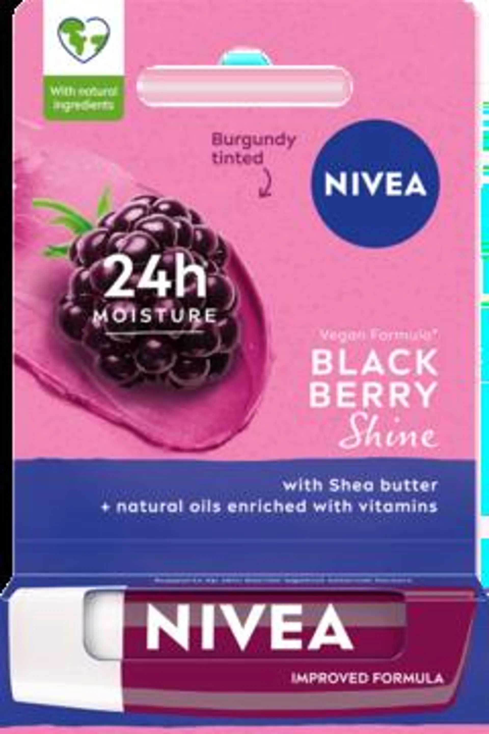 NIVEA, balsam do ust, Blackberry Shine