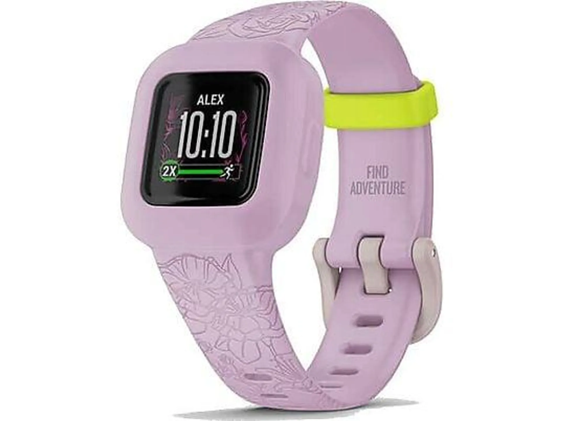 OUTLET - Smartwatch GARMIN vivofit jr. 3 Lilac Floral Fioletowy 010-02441-01