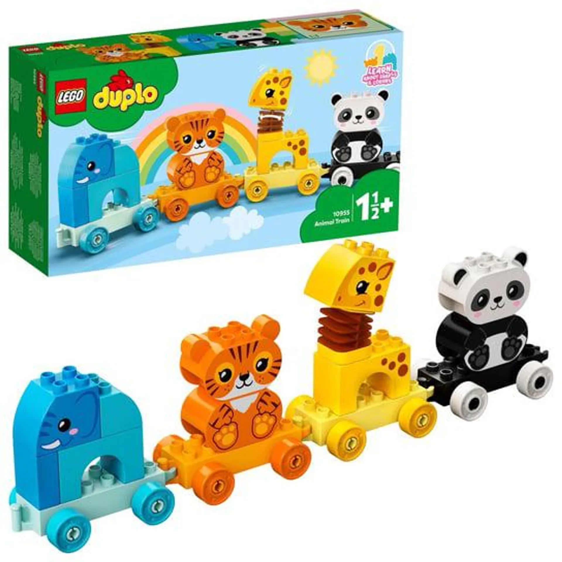 LEGO DUPLO, klocki Pociąg ze zwierzątkami, 10955