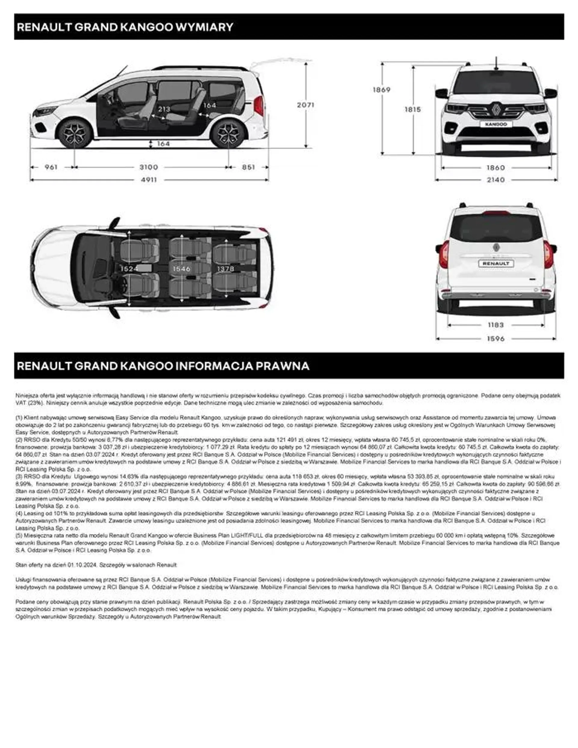 Gazetka Renault Grand Kangoo od 2 października do 2 października 2025 - Strona 7