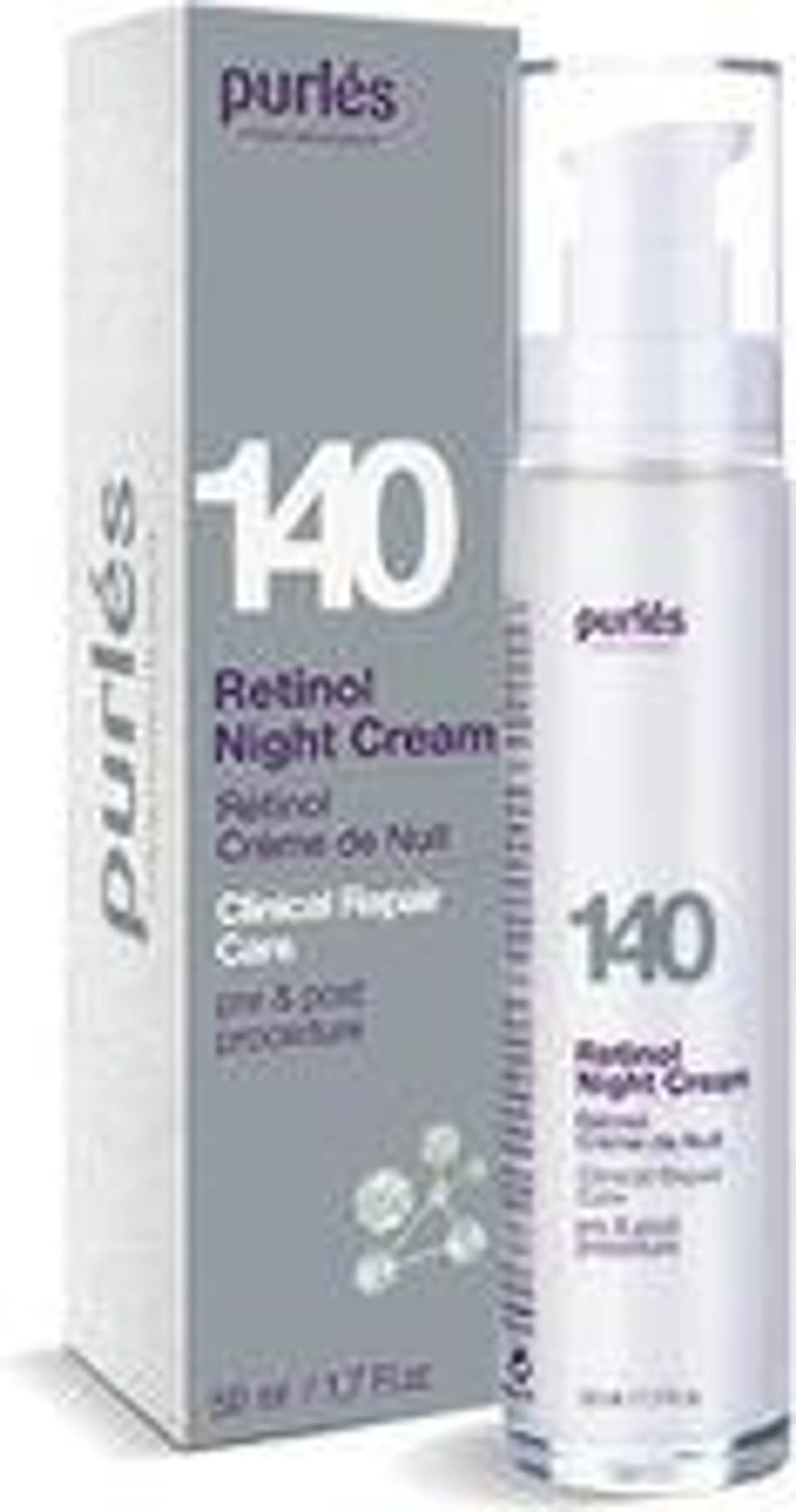 Purles 140 Retinol Night Cream Krem z retinolem na noc 0 5% 50ml