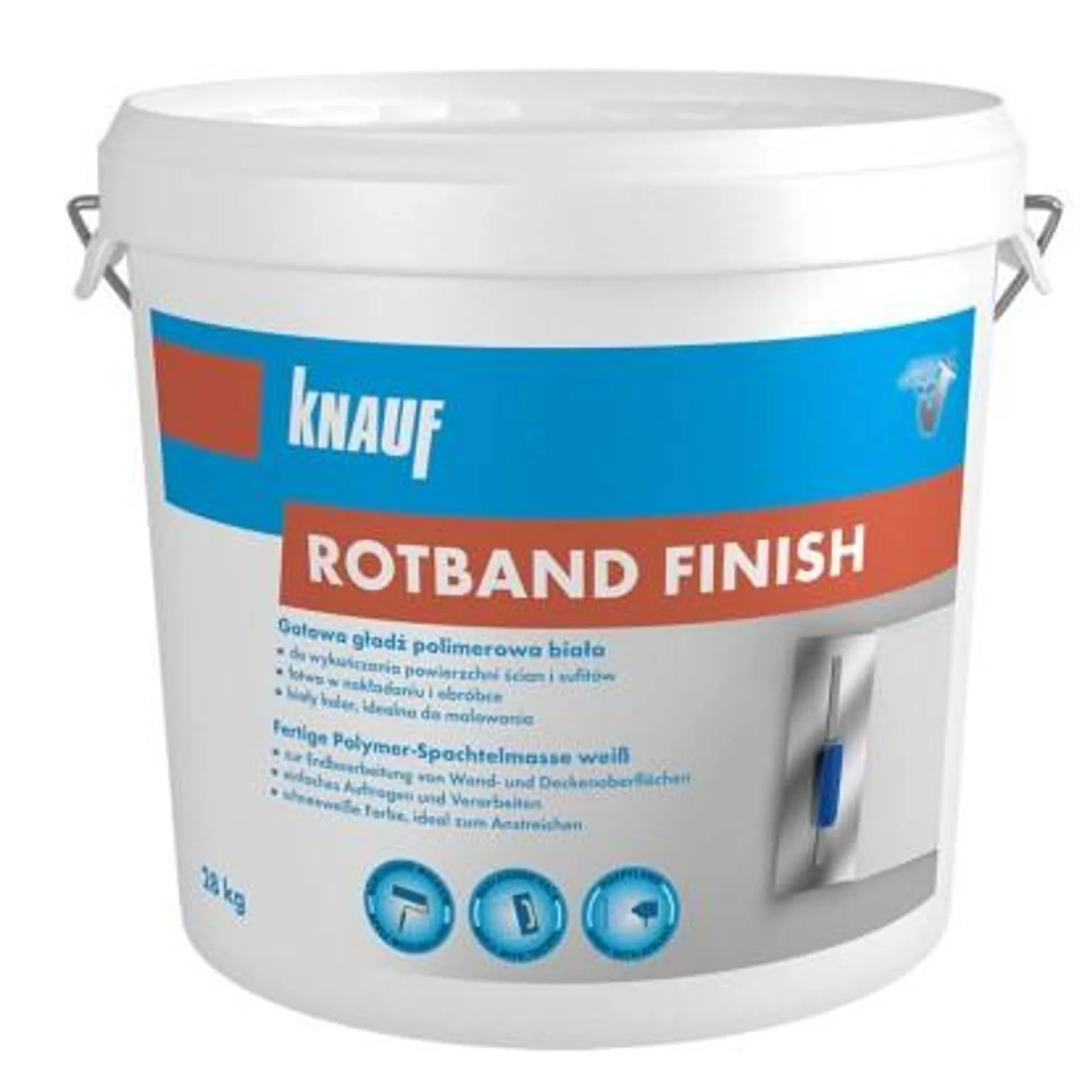 Knauf Gotowa gładź polimerowa Rotband Finish 28 kg