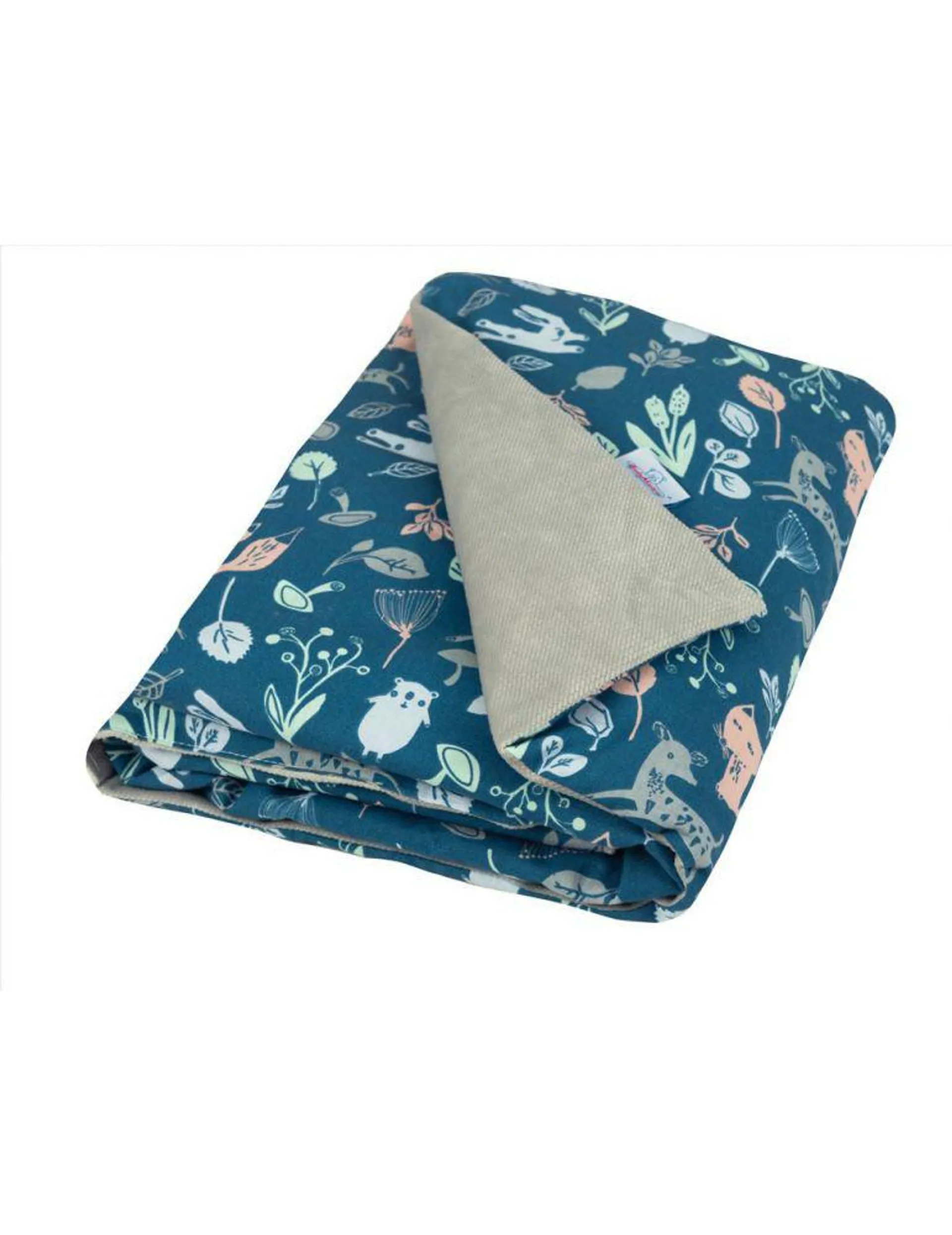 Babymatex Kocyk bawełniany Velvet 75x100cm Łąka