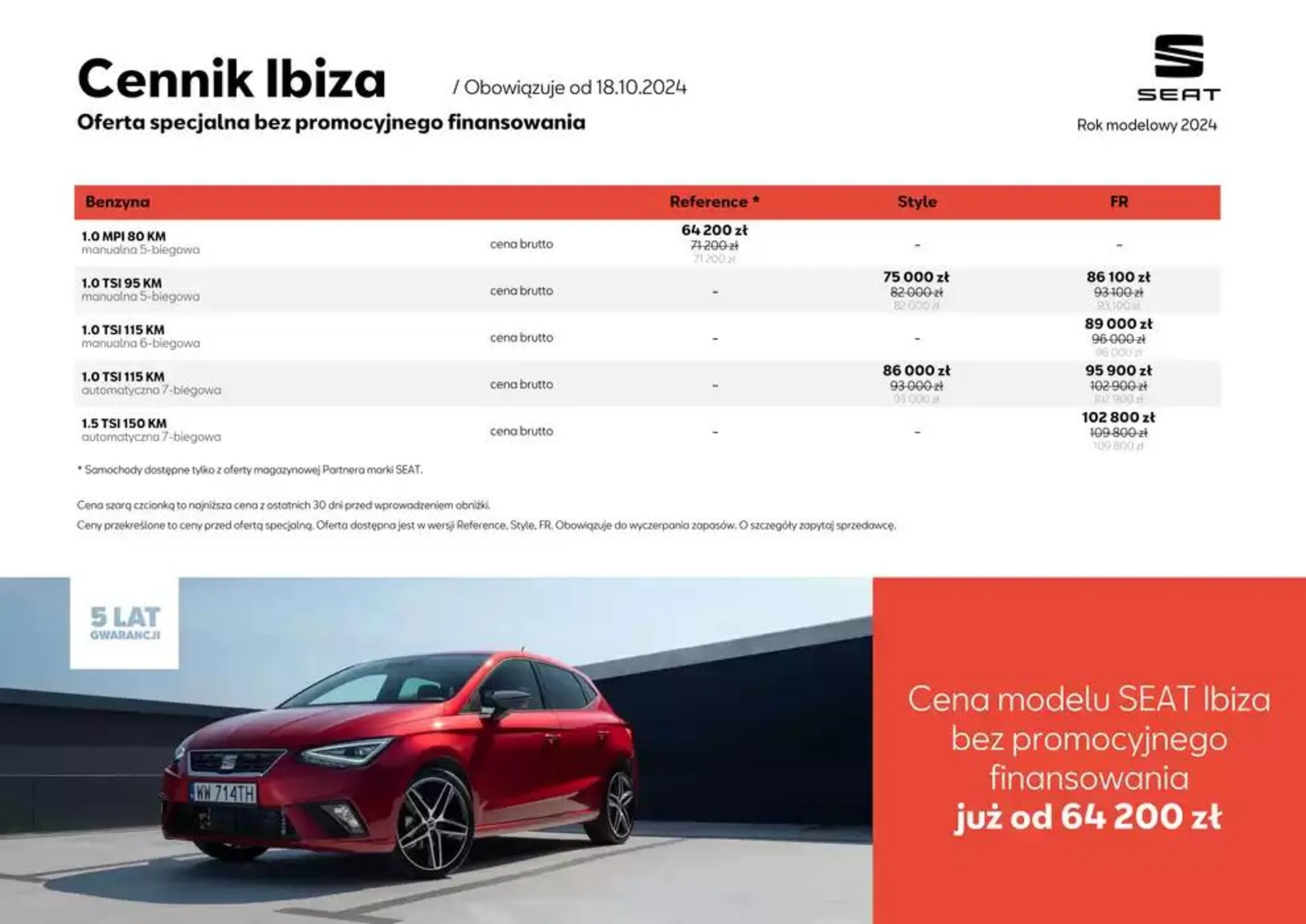 SEAT Ibiza - Katalog i cennik - 7