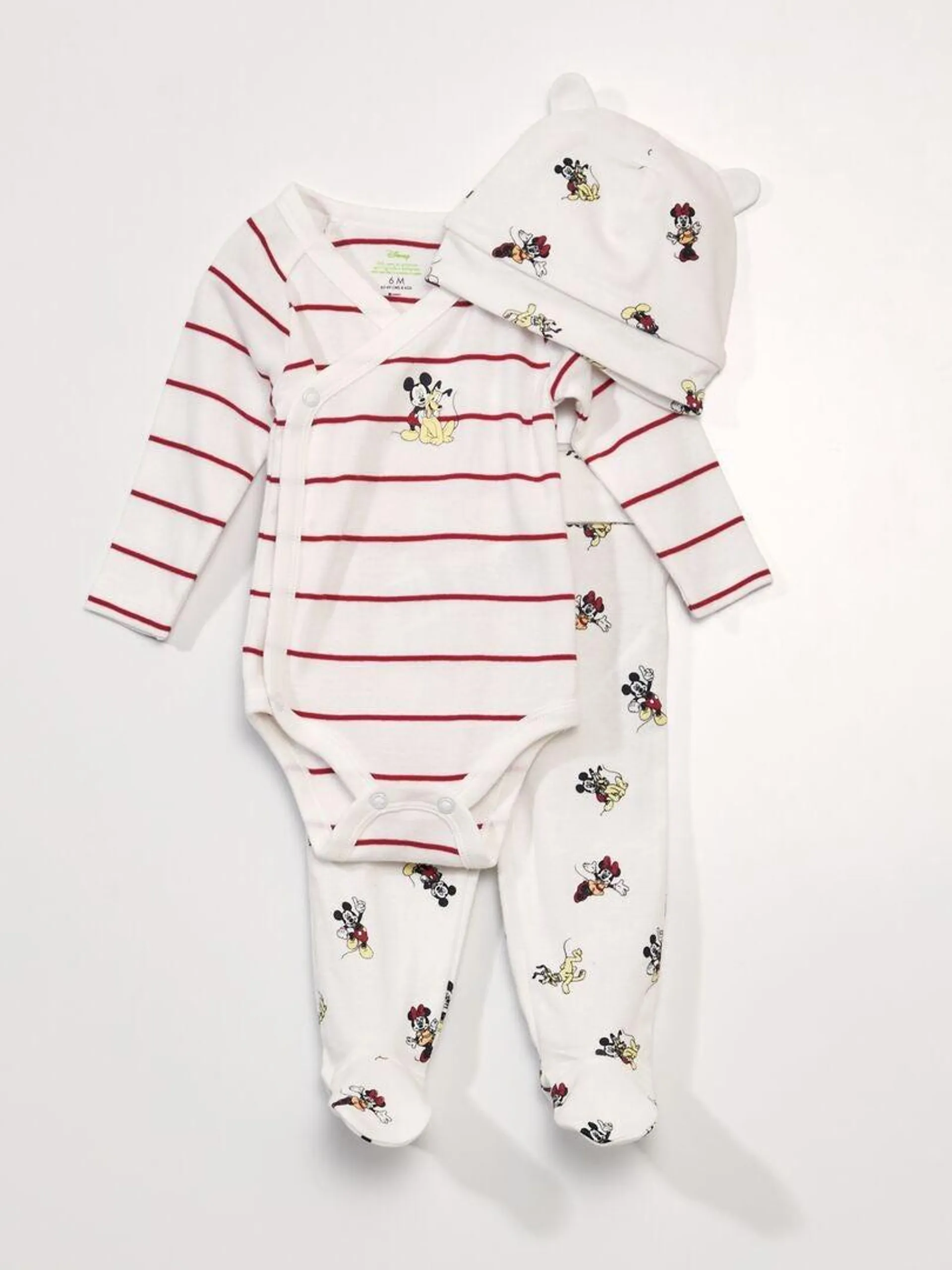 Ensemble 3 pièces - Body + legging + bonnet 'Mickey' - Mickey