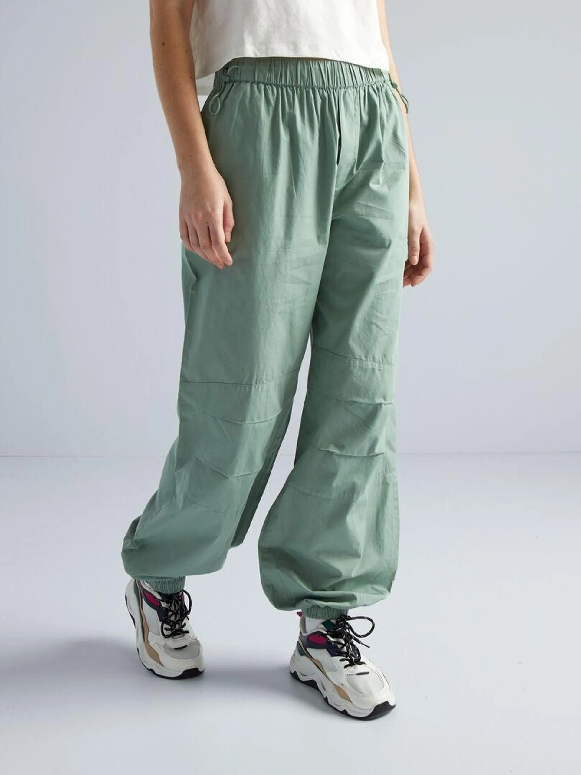 Pantalon léger et large - Vert