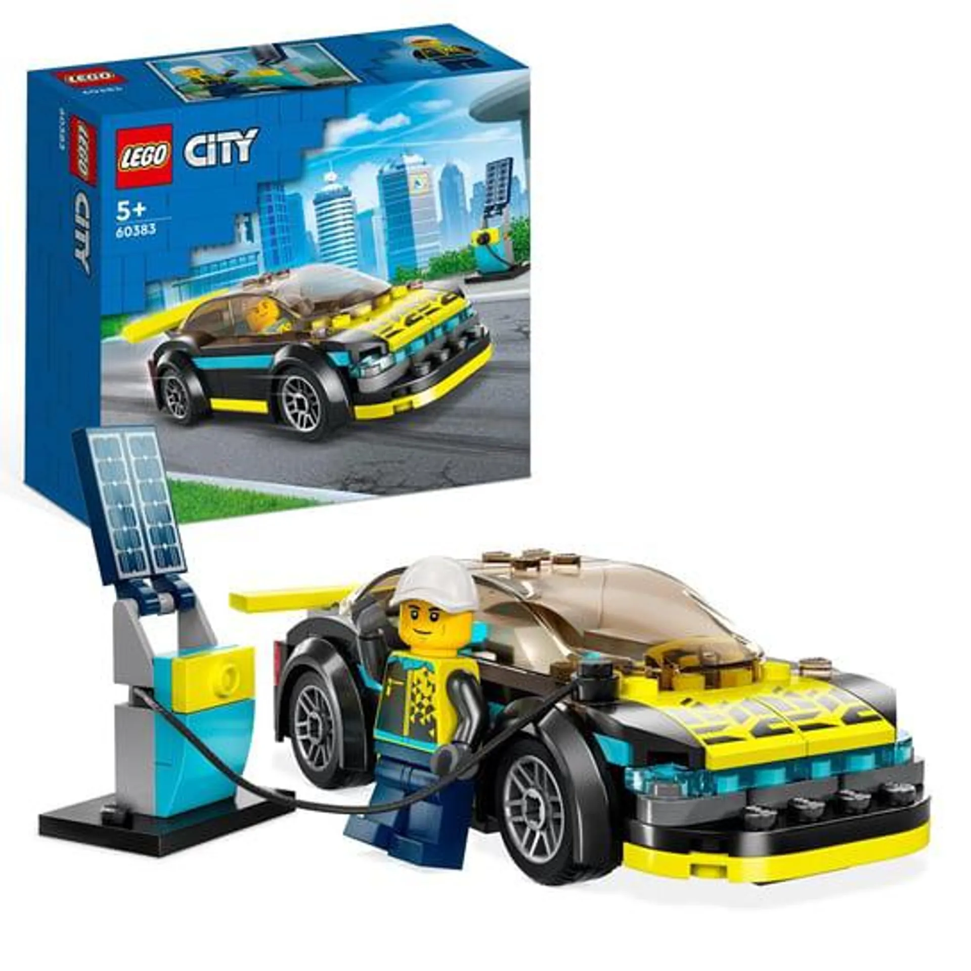 LEGO City, klocki, Elektryczny samochód sportowy, 60383