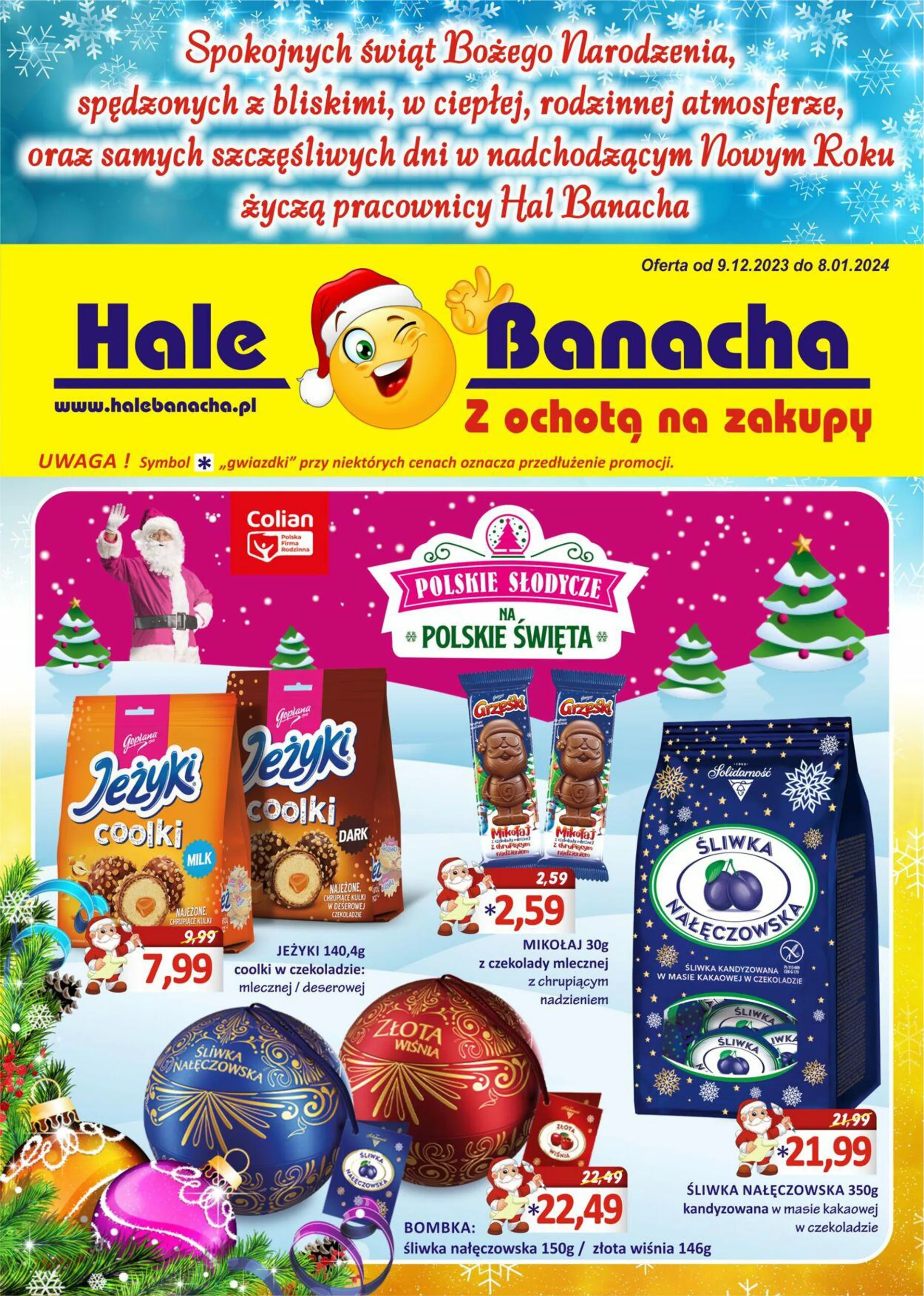 Hale Banacha - Boże Narodzenie 2023 - 9 grudnia 8 stycznia 2024 - Page 1