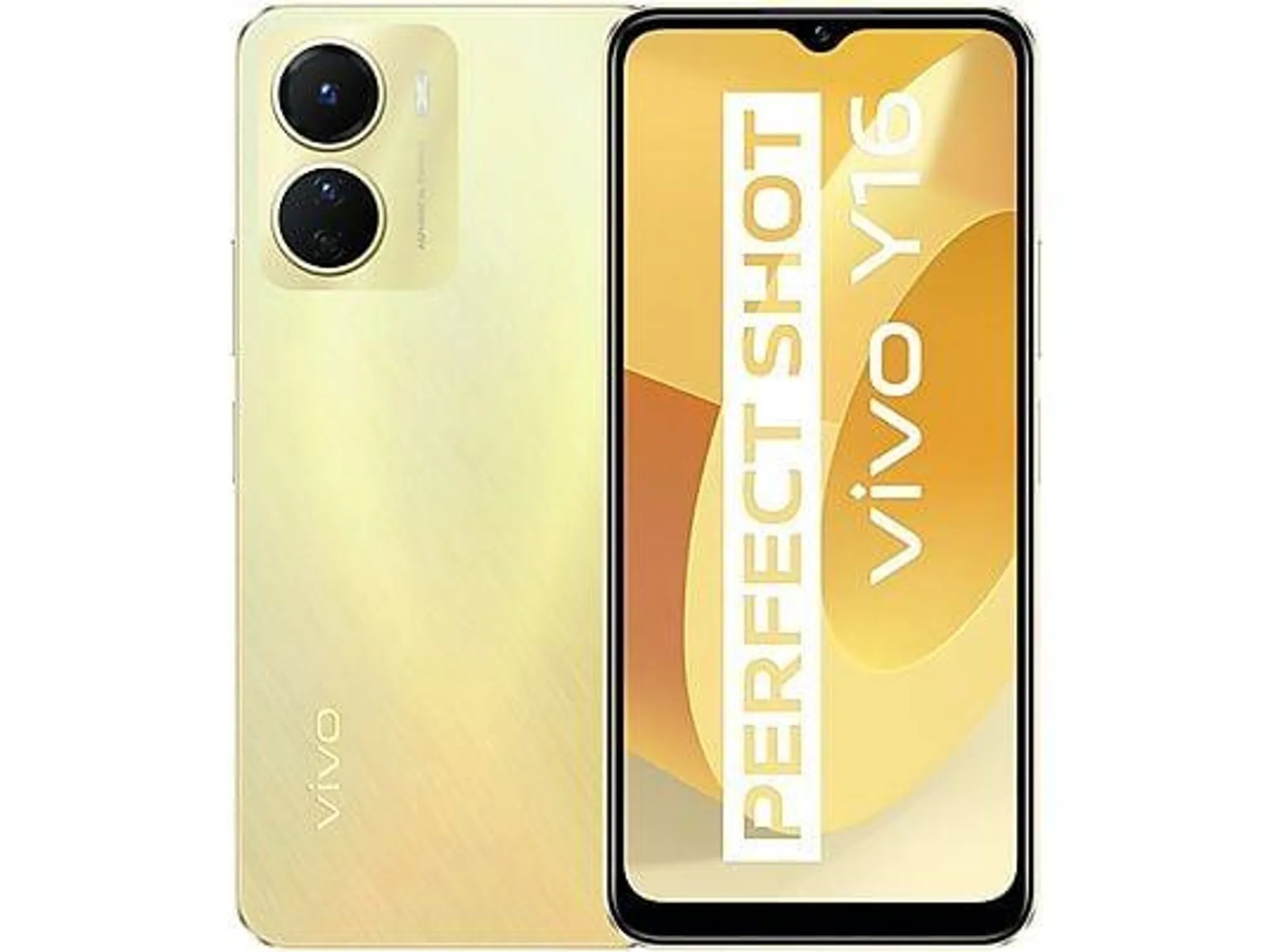 OUTLET - Smartfon VIVO Y16 4/128GB Złoty (Drizzling Gold)