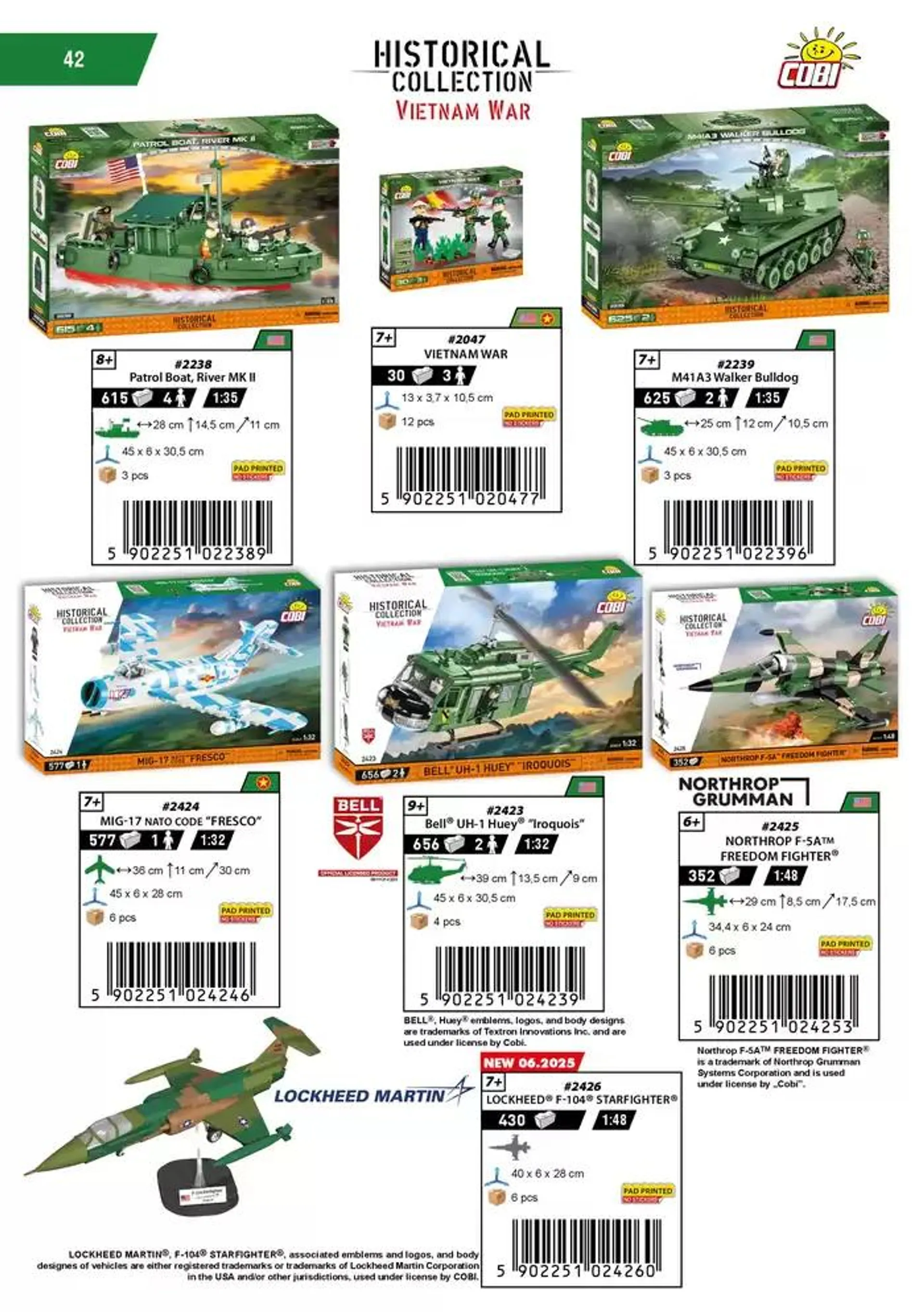 Katalog klocków Cobi 1/2025 - 42