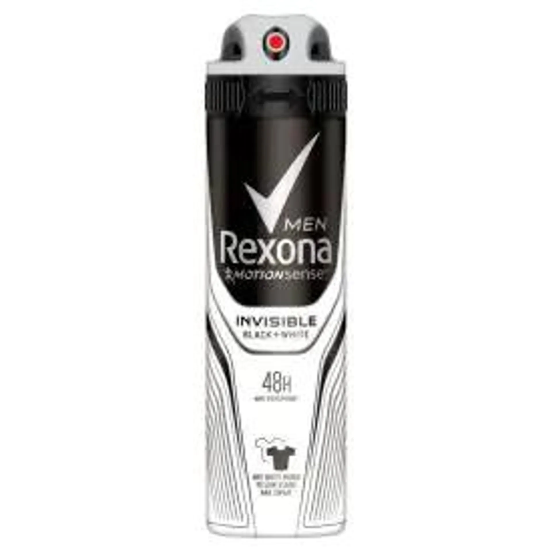 Rexona Men MotionSense Invisible Black+White 150 ml