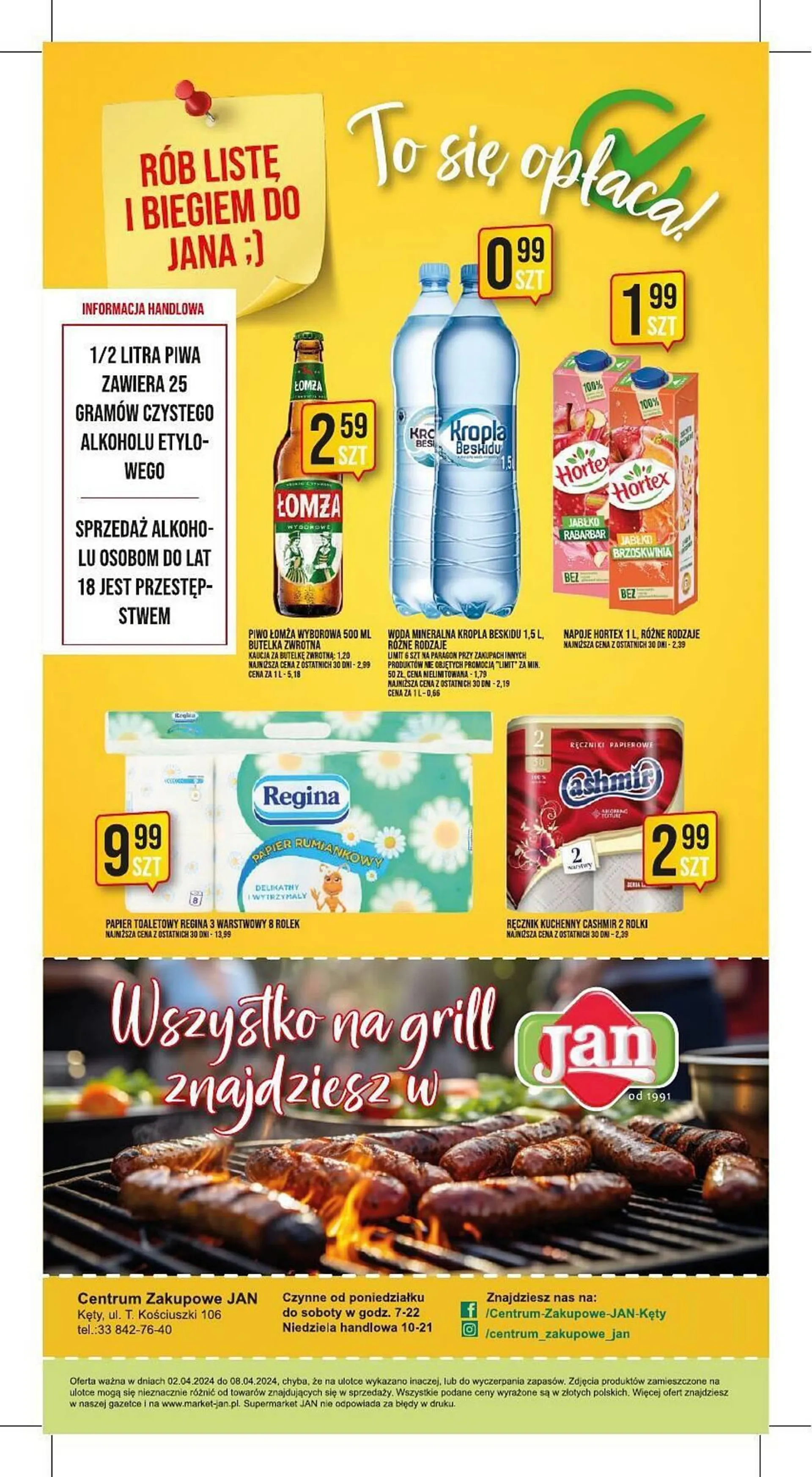 Market Jan Kęty gazetka - 2 kwietnia 8 kwietnia 2024 - Page 2