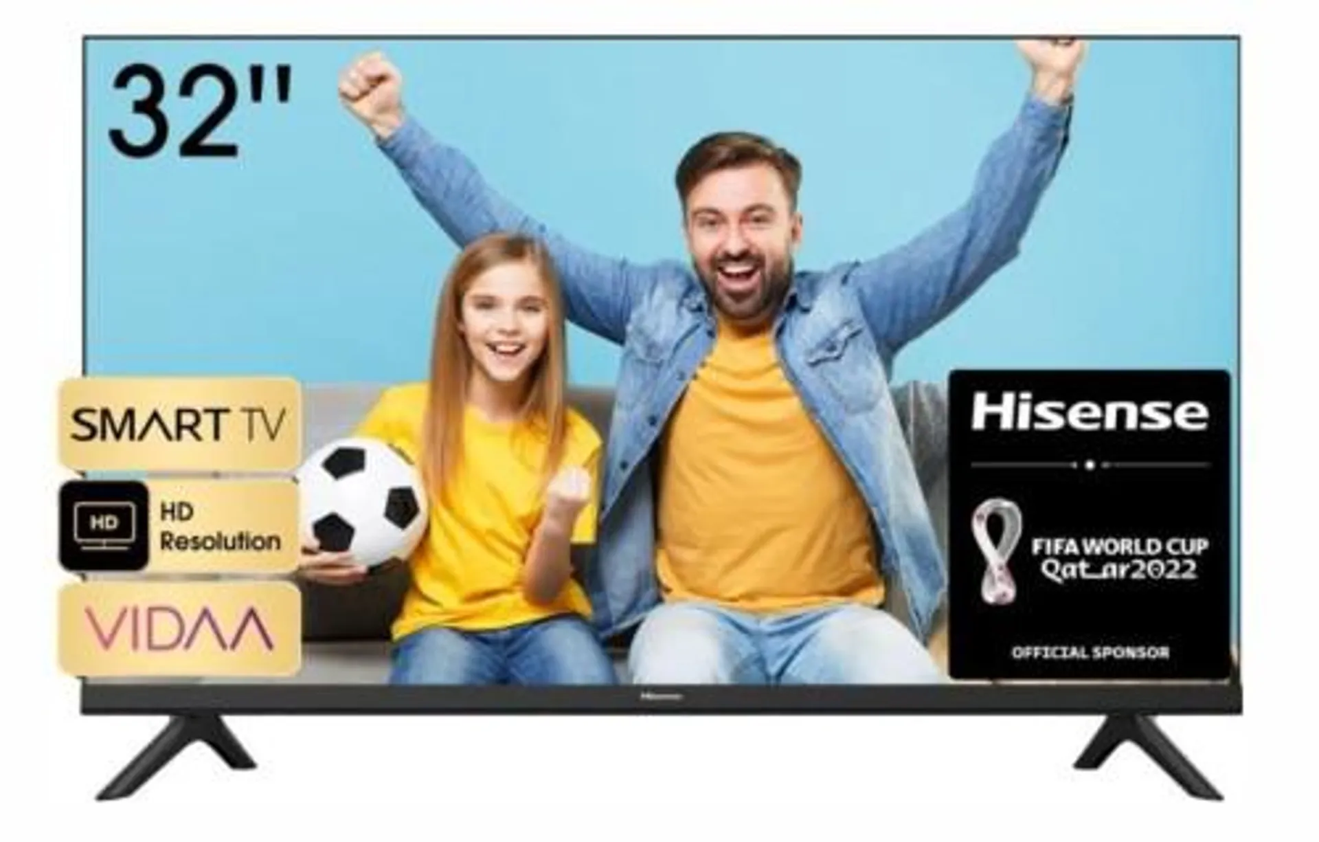 Telewizor 32" Hisense 32A4BG (HD DVB-T2/HEVC SmartTV)