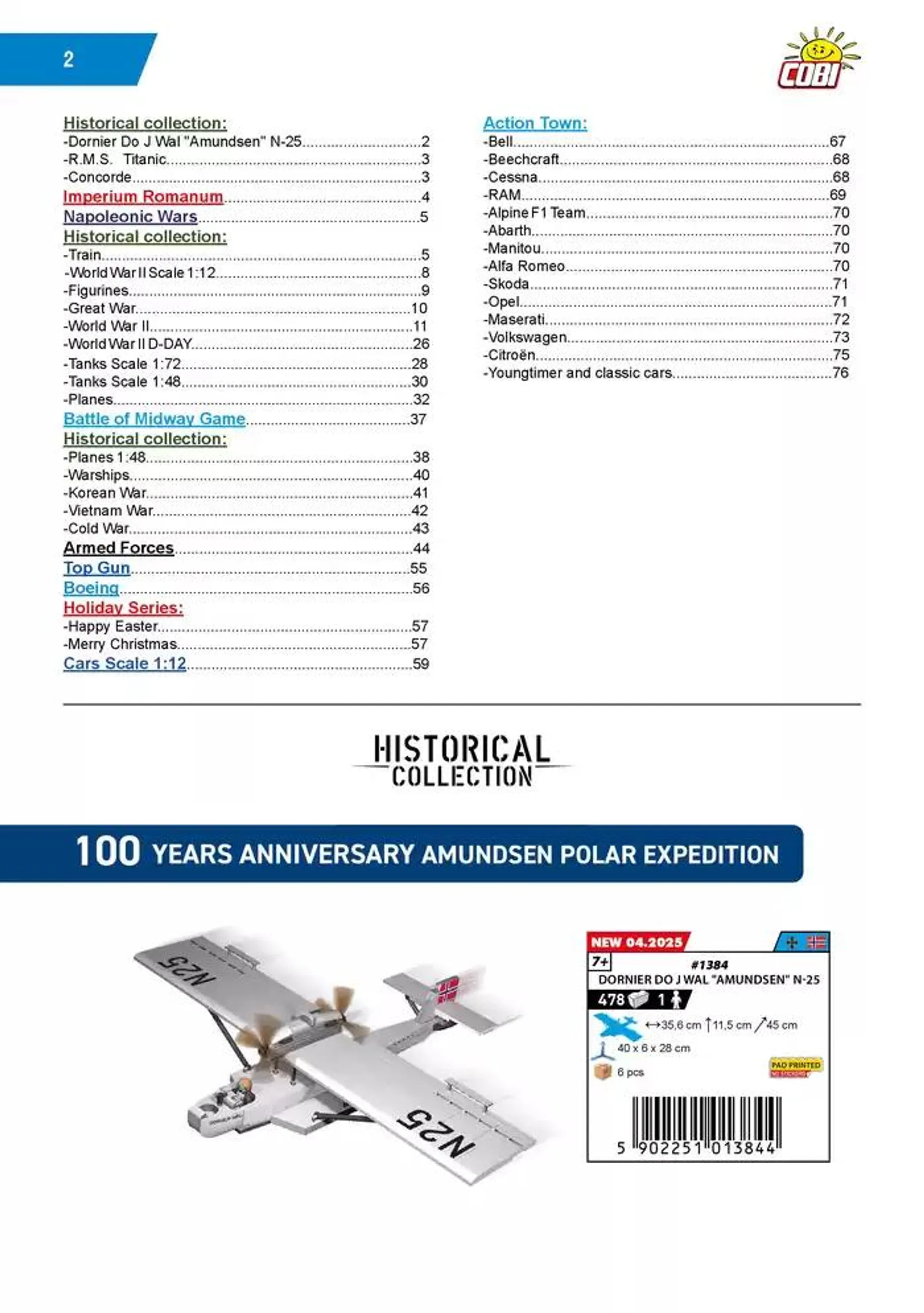 Katalog klocków Cobi 1/2025 - 2