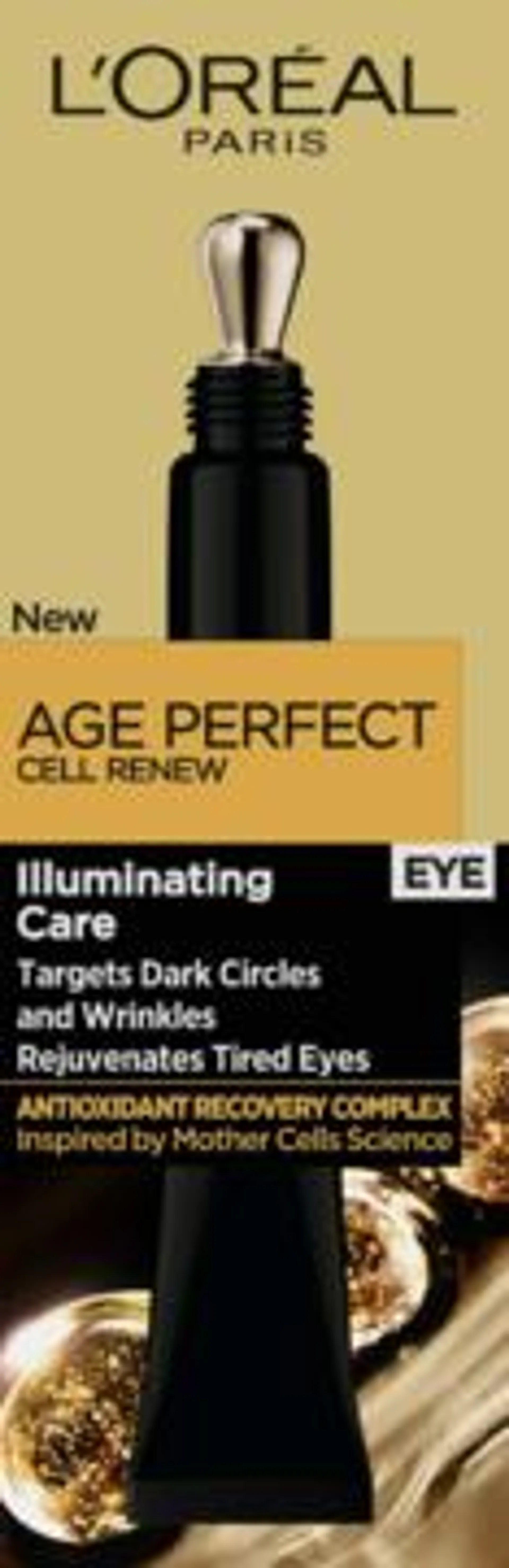 L'ORÉAL PARIS Cell Renew Age Perfect krem pod oczy, rozświetlający 15 ml, nr kat. 390630