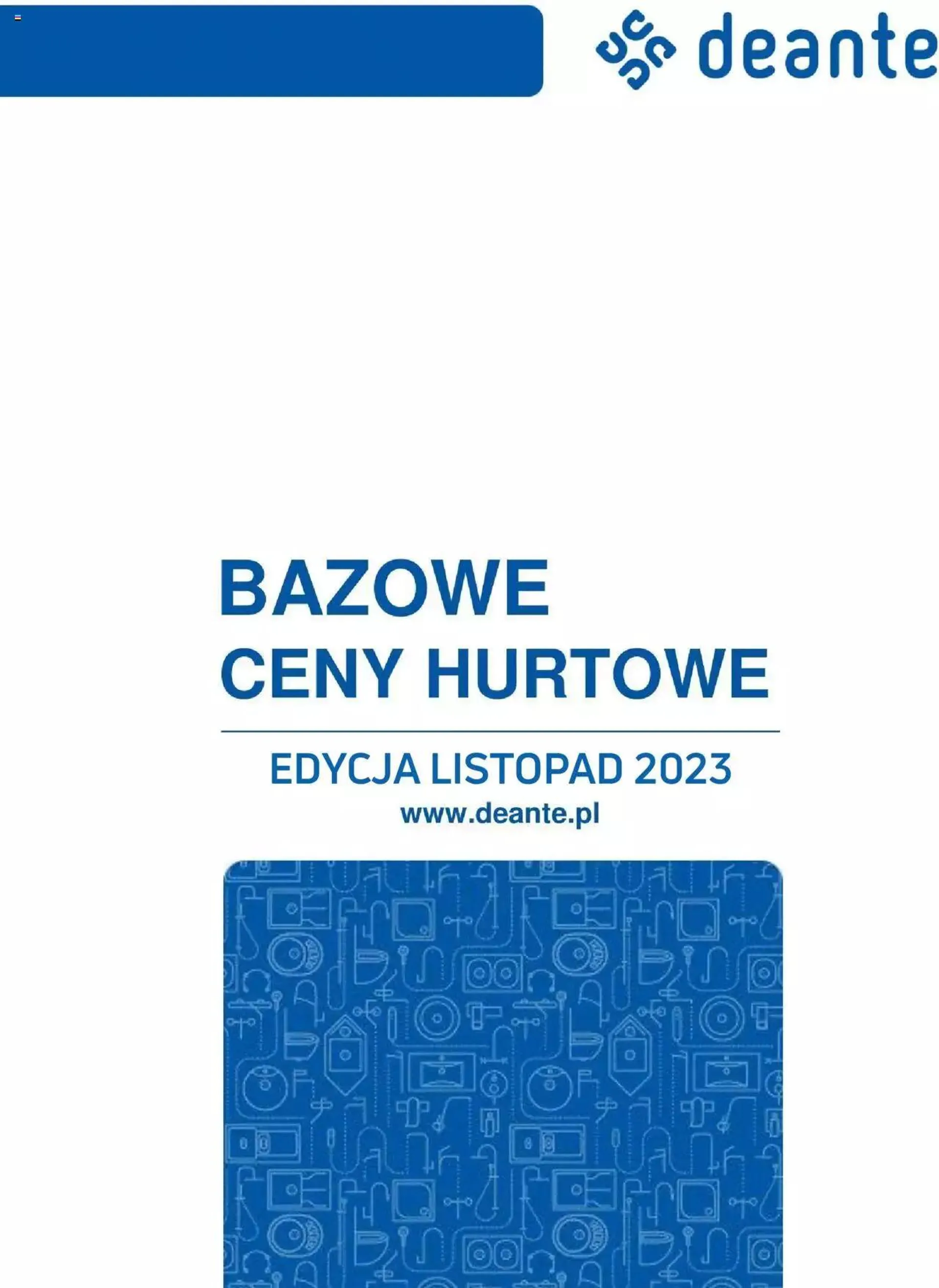 Gazetka Deante Gazetka - Bazowe ceny hurtowe od 1 listopada do 26 grudnia 2023 - Strona 1