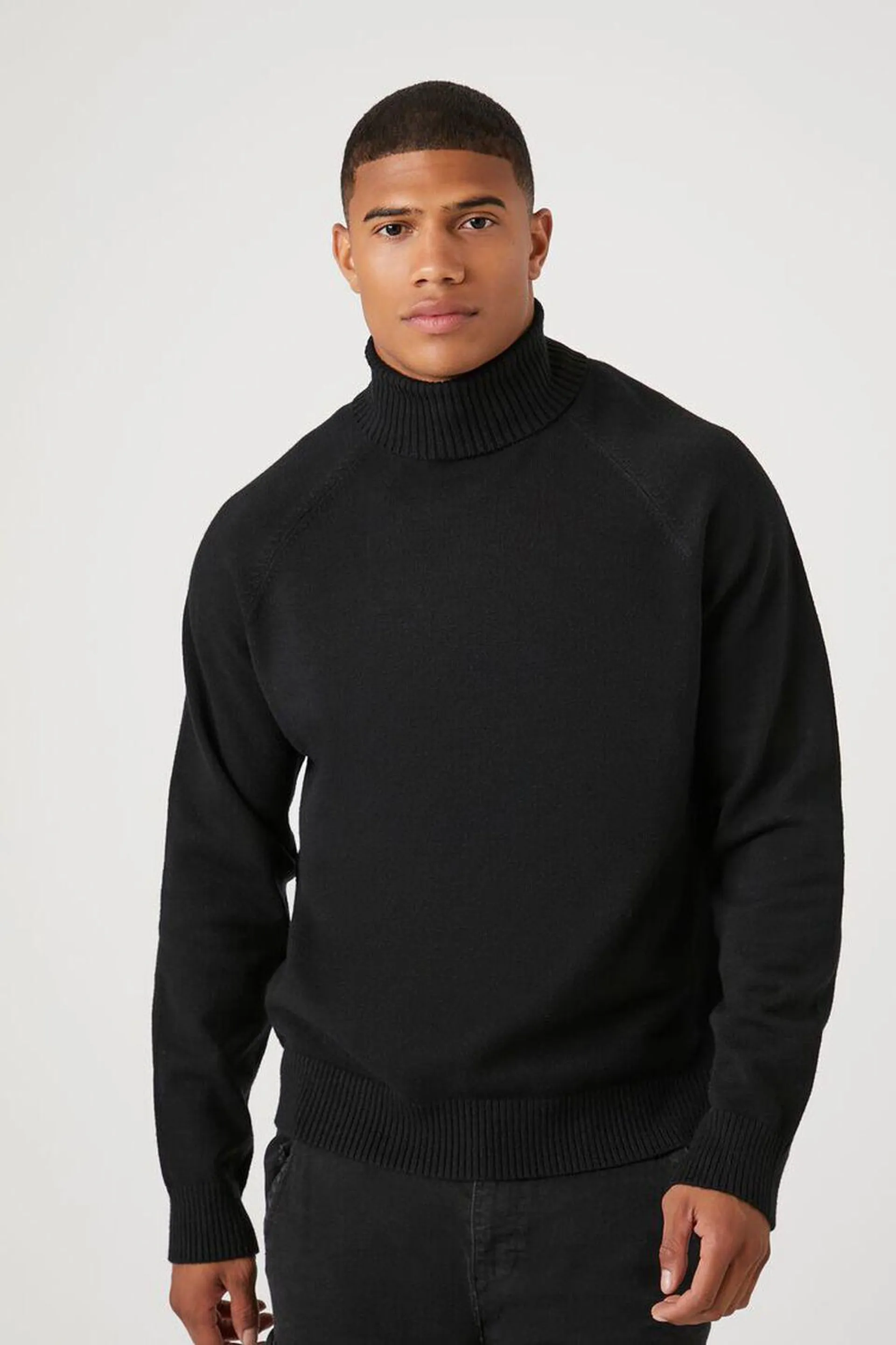 Ribbed Turtleneck Sweater