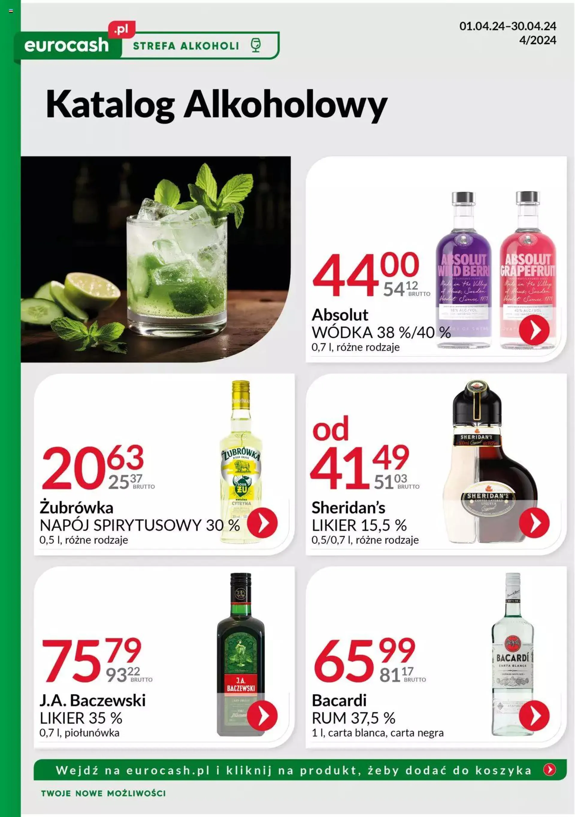 Eurocash Gazetka - Katalog Alkoholowy - 1 kwietnia 30 kwietnia 2024