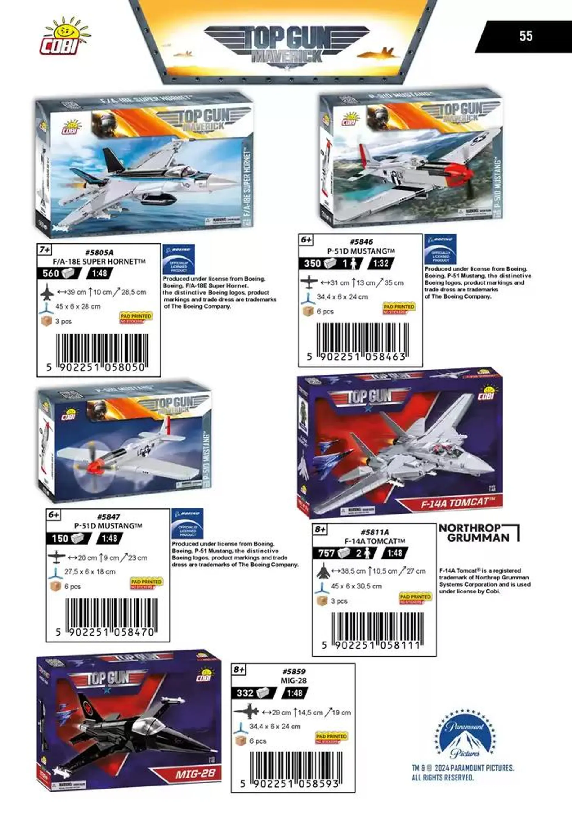 Katalog klocków Cobi 1/2025 - 55