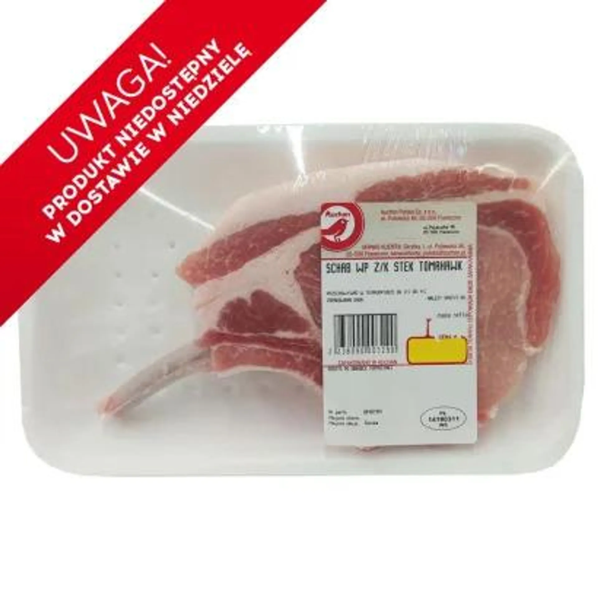 Mięso Auchan - Stek z kością tomahawk