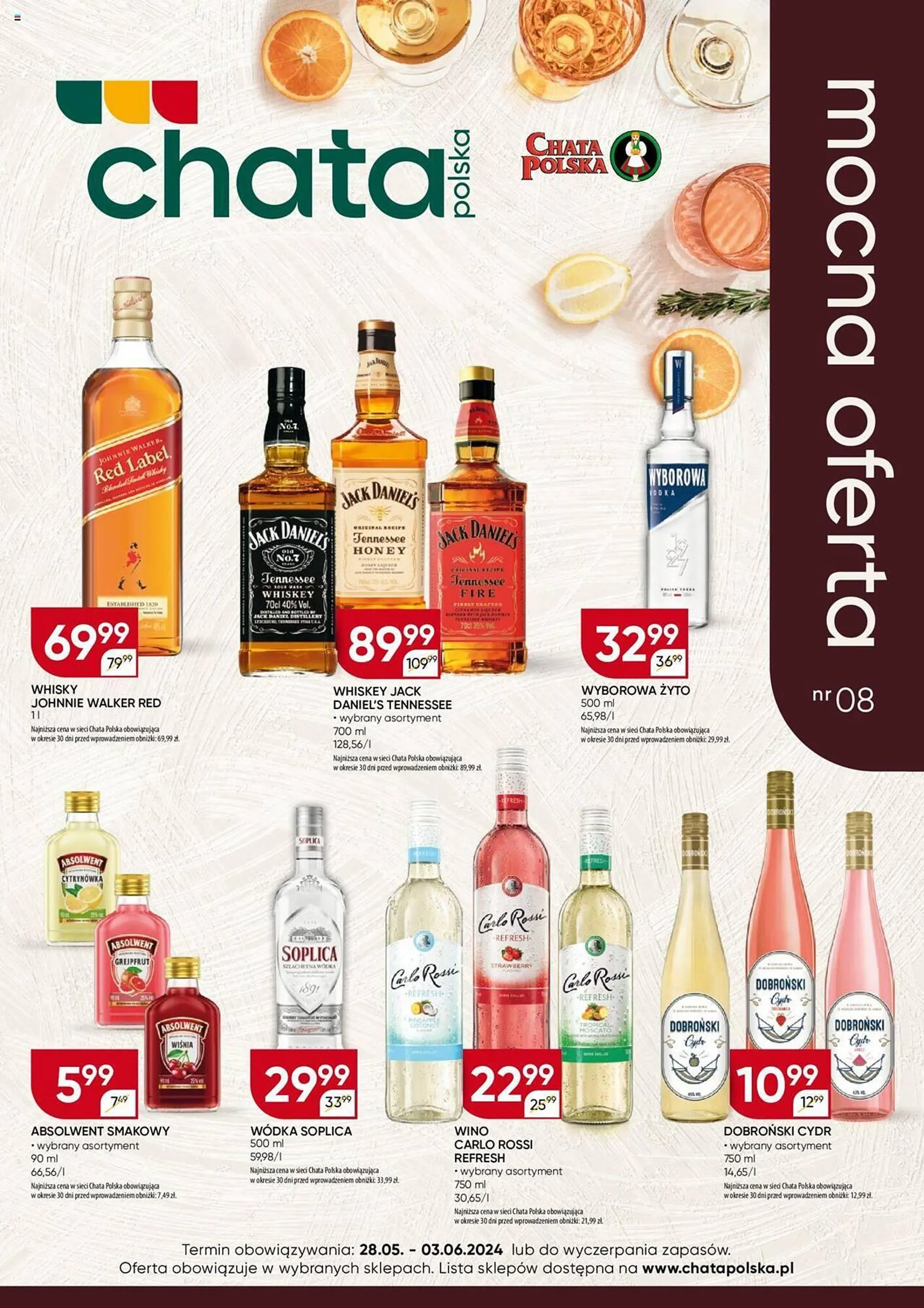 Chata Polska Alkohole gazetka - 1