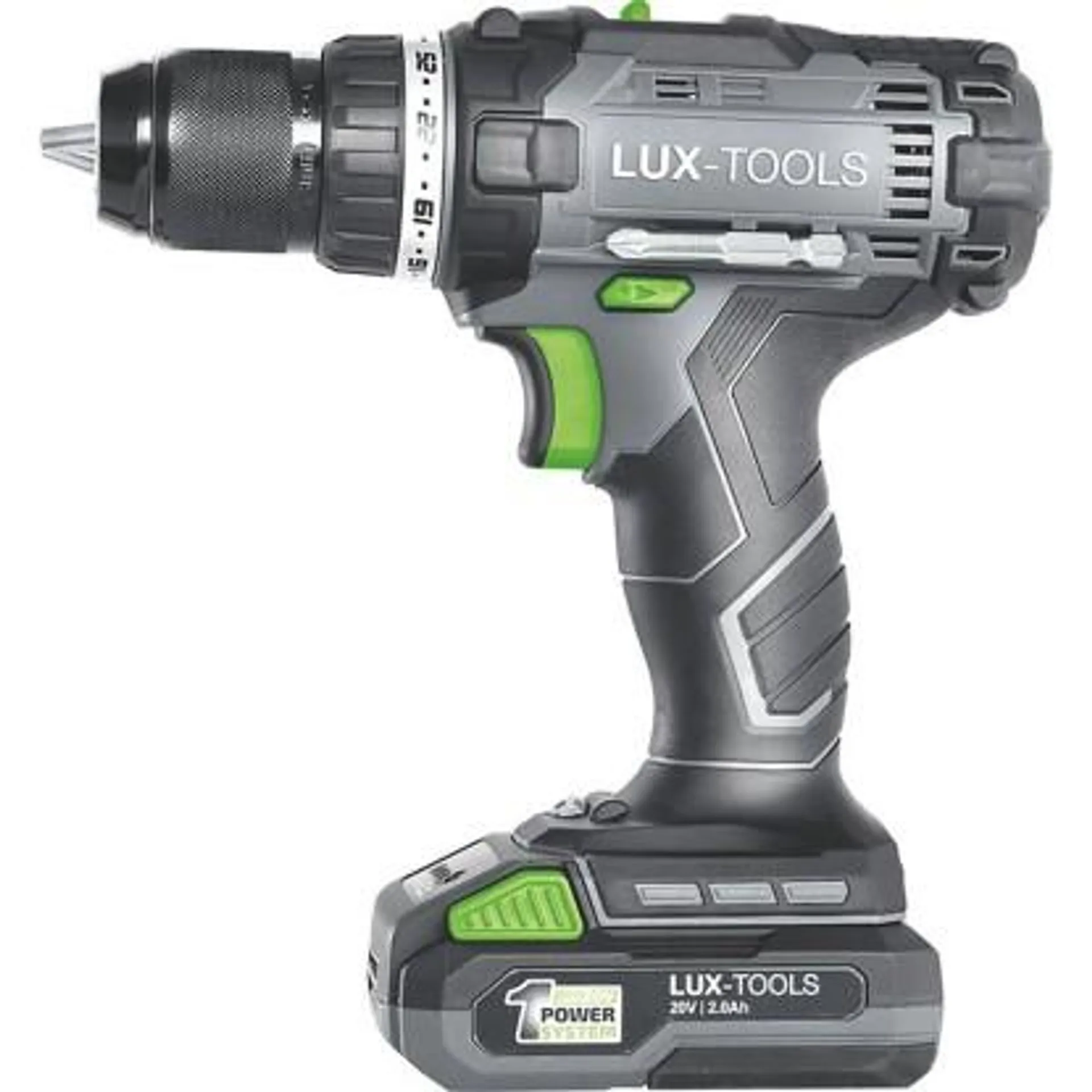 Lux-Tools Wiertarko-wkrętarka akumulatorowa 20V 2Ah