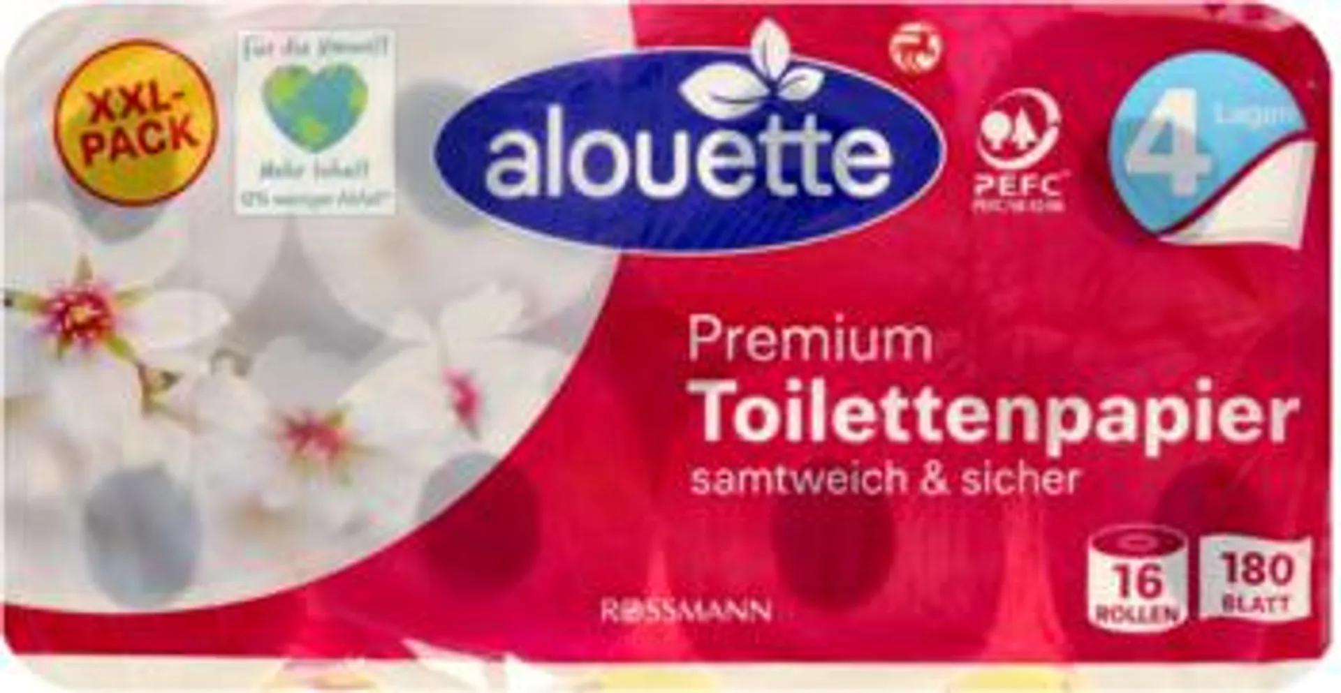 ALOUETTE Premium papier toaletowy, 4-warstwowy 16 szt., nr kat. 386233