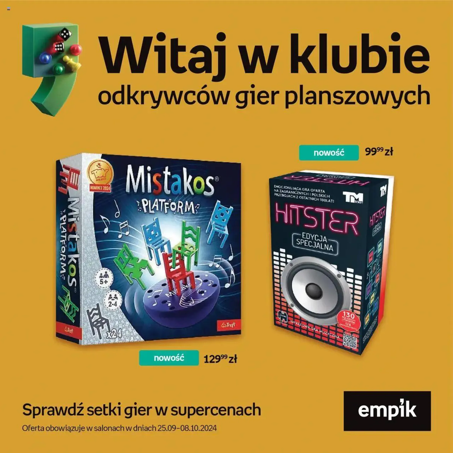 Empik Gazetka - Witaj w klubie odkrywców gier planszowych - 0