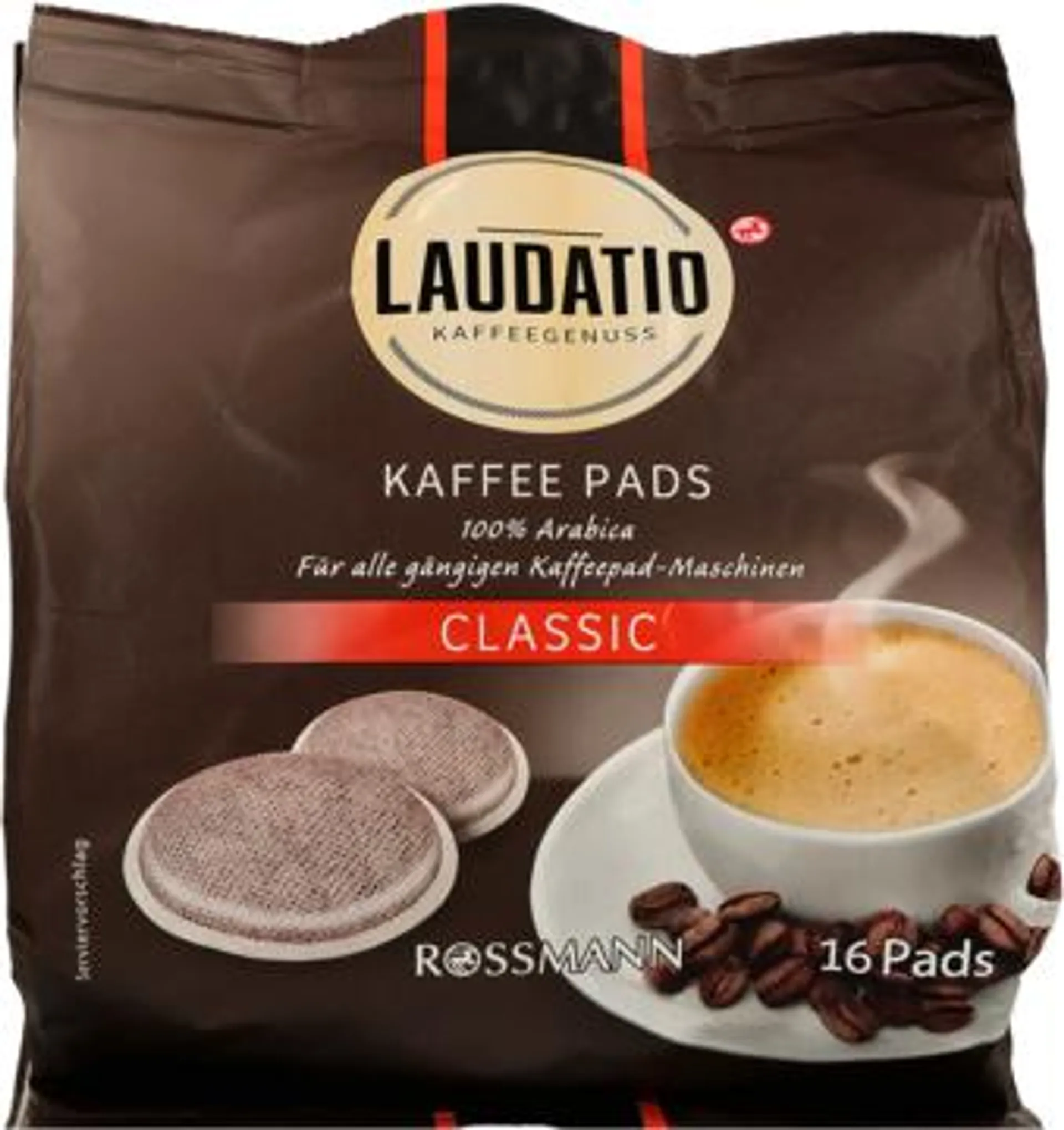 LAUDATIO Classic kawa mielona, palona, w saszetkach, 100% Arabica 112 g, nr kat. 198925