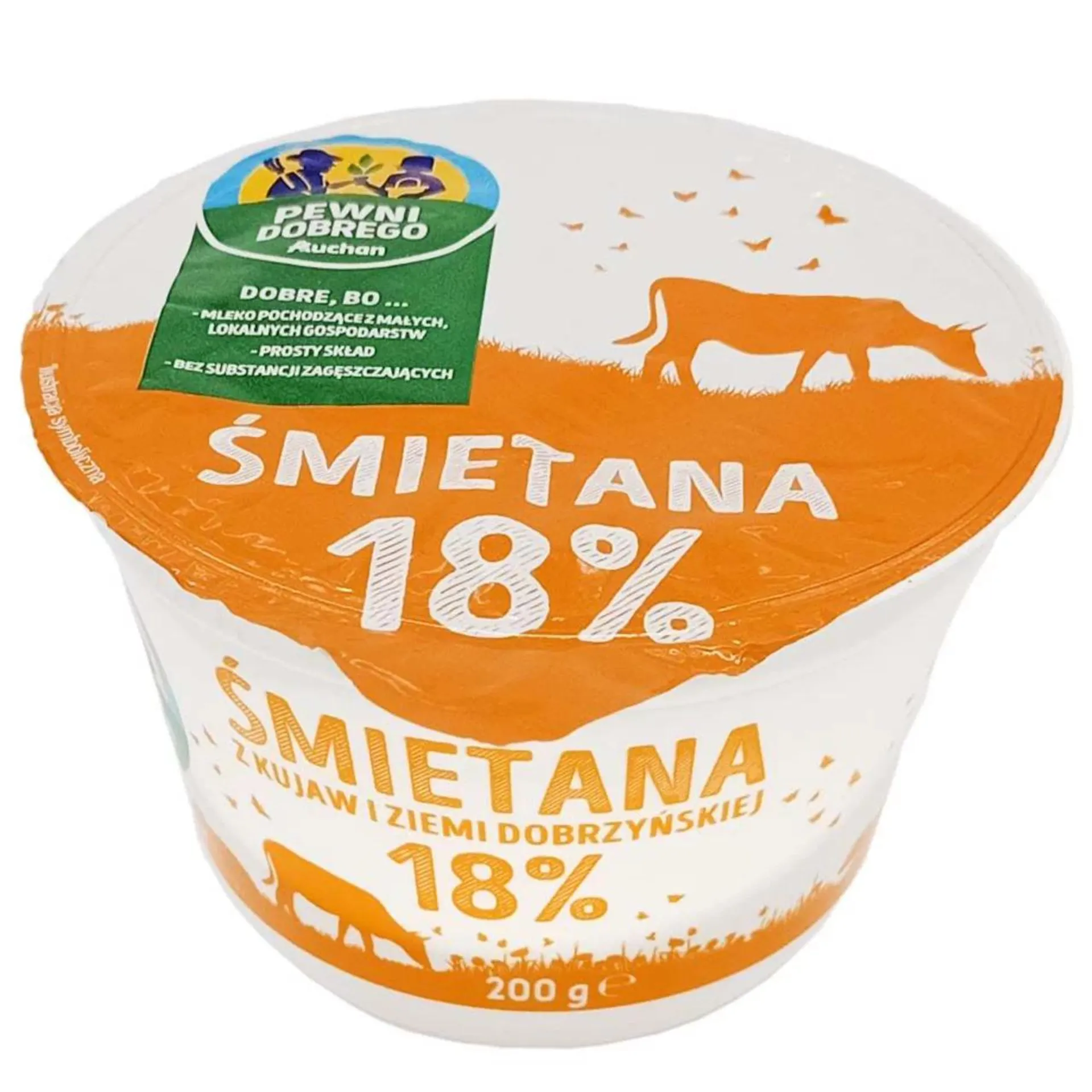 Śmietana 18% Pewni Dobrego 200 g