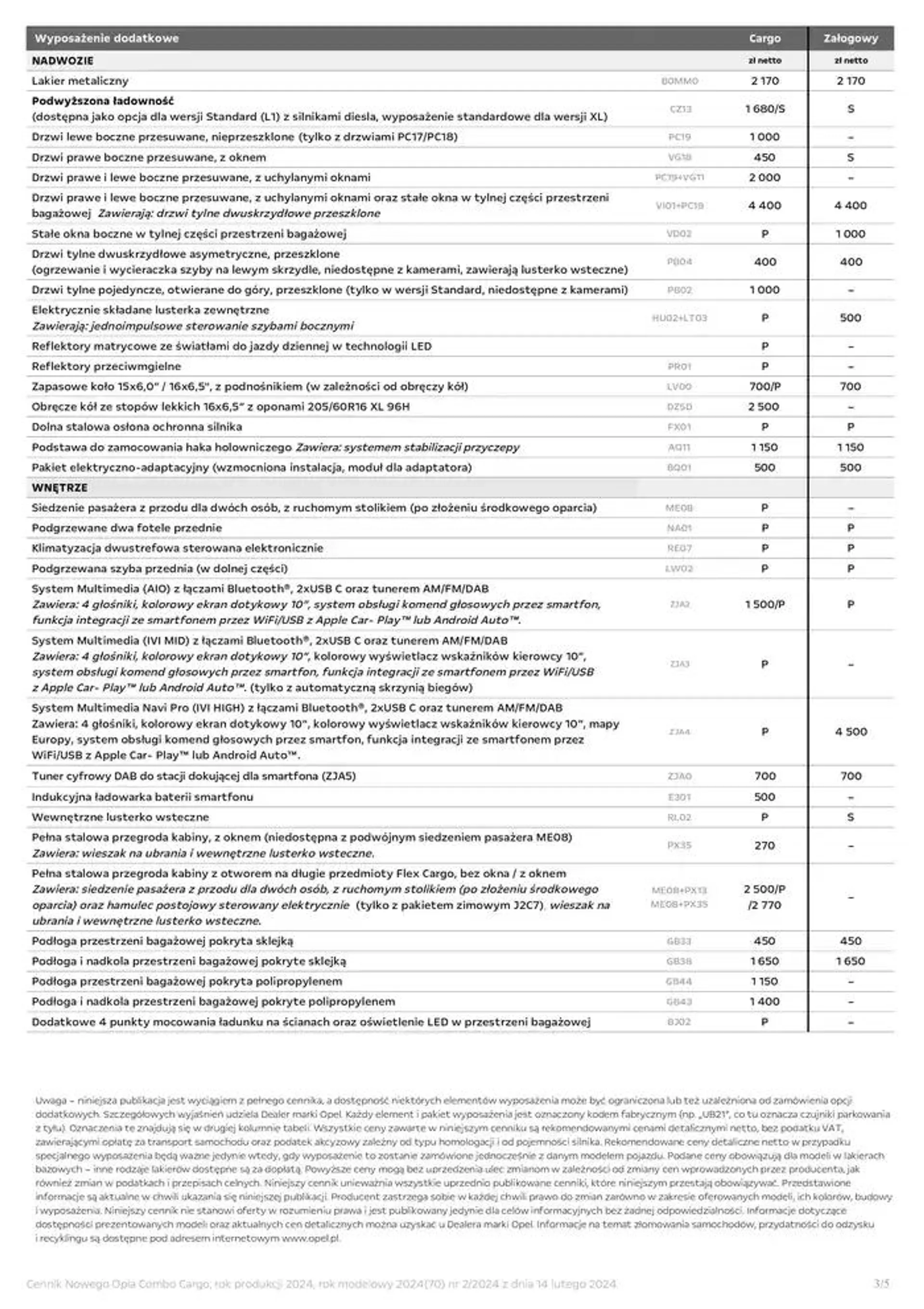 Gazetka Combo Cargo od 30 stycznia do 31 grudnia 2025 - Strona 4