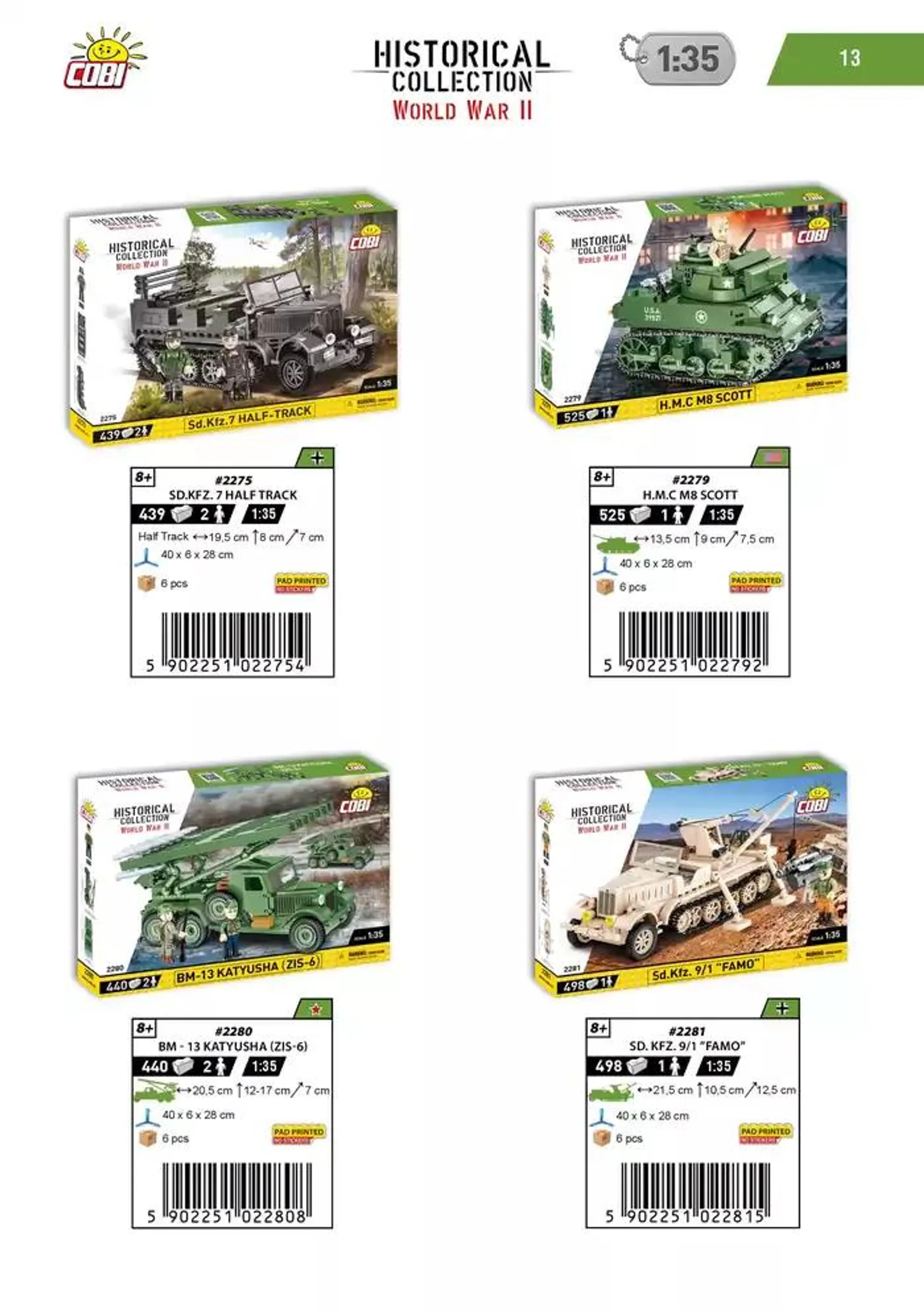 Katalog klocków Cobi 1/2025 - 13