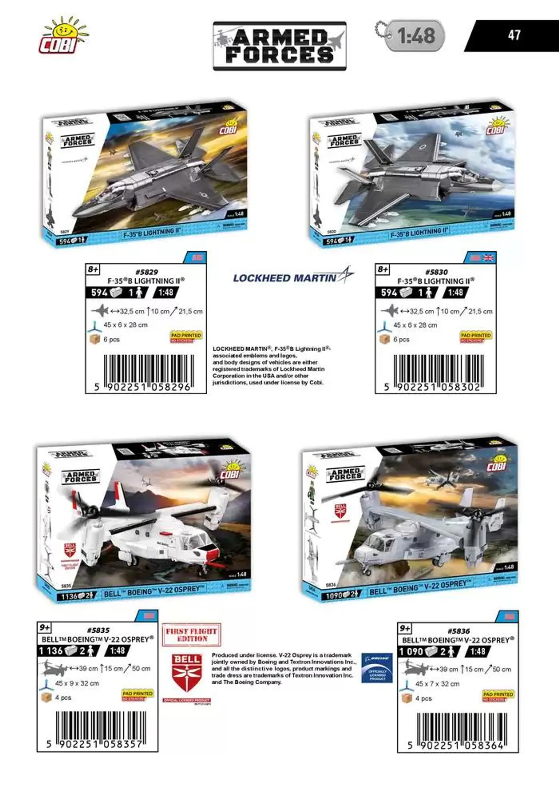 Katalog klocków Cobi 1/2025 - 47