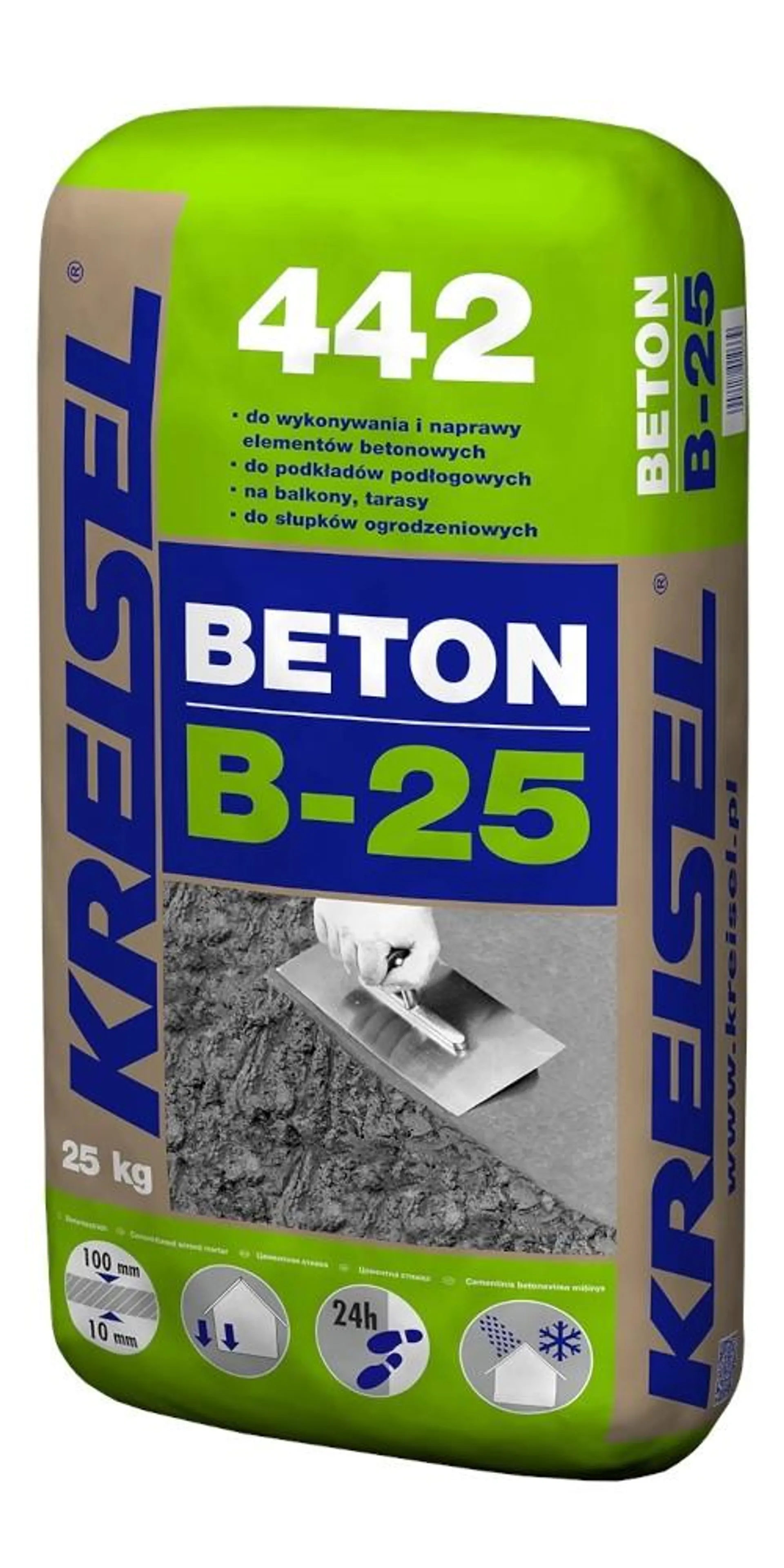 Kreisel Zaprawa cementowa Beton B-25 442 25 kg