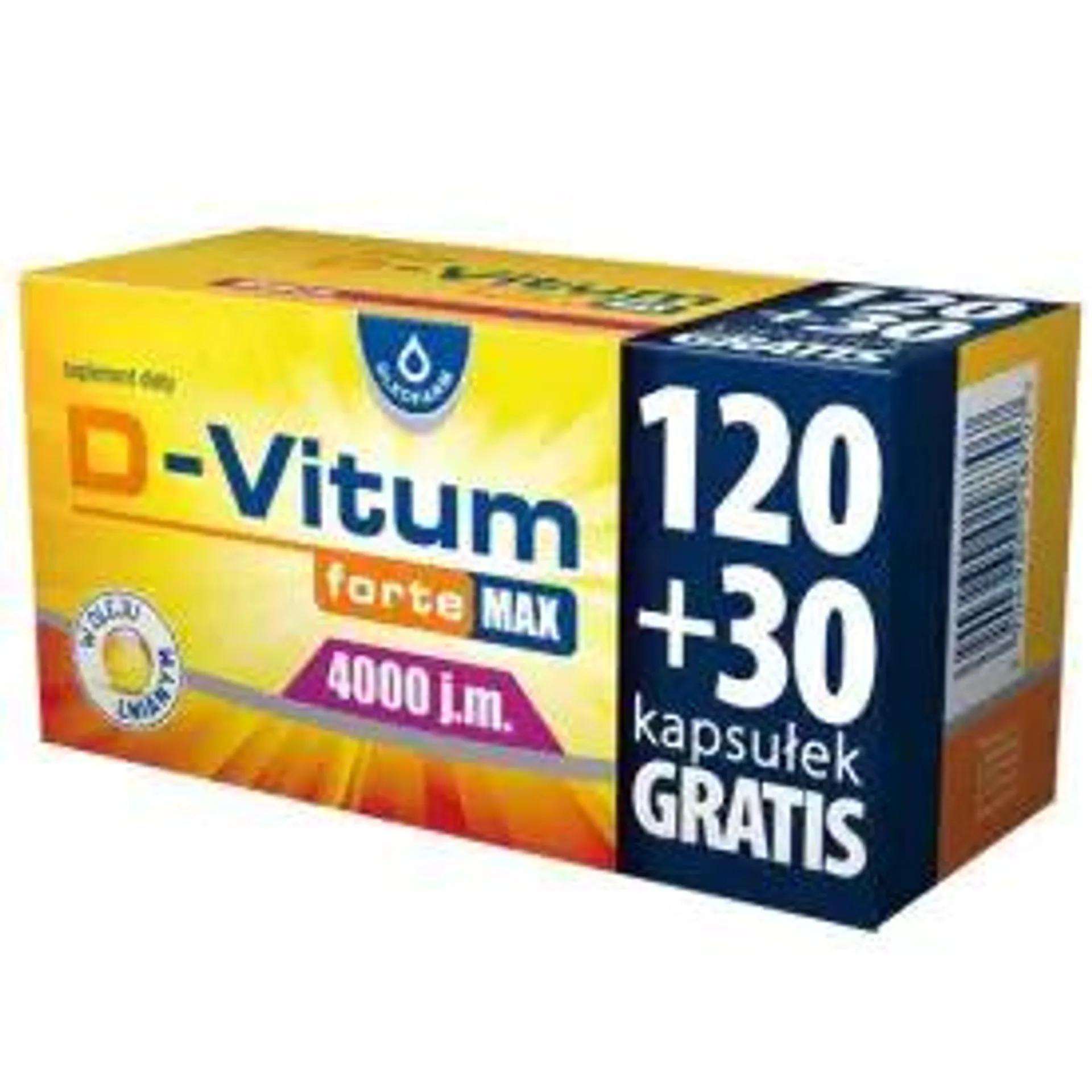 D-Vitum Forte Max 4000 j.m. 150 szt.