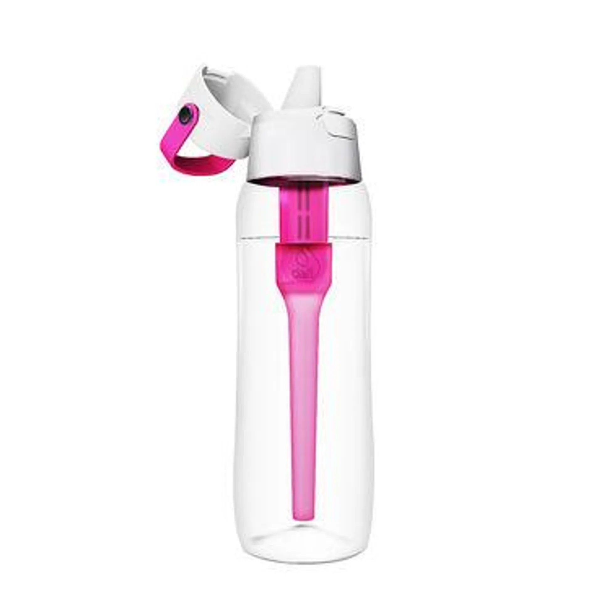 Butelka filtrująca Solid 0,7 l z 1 filtrem, różowa