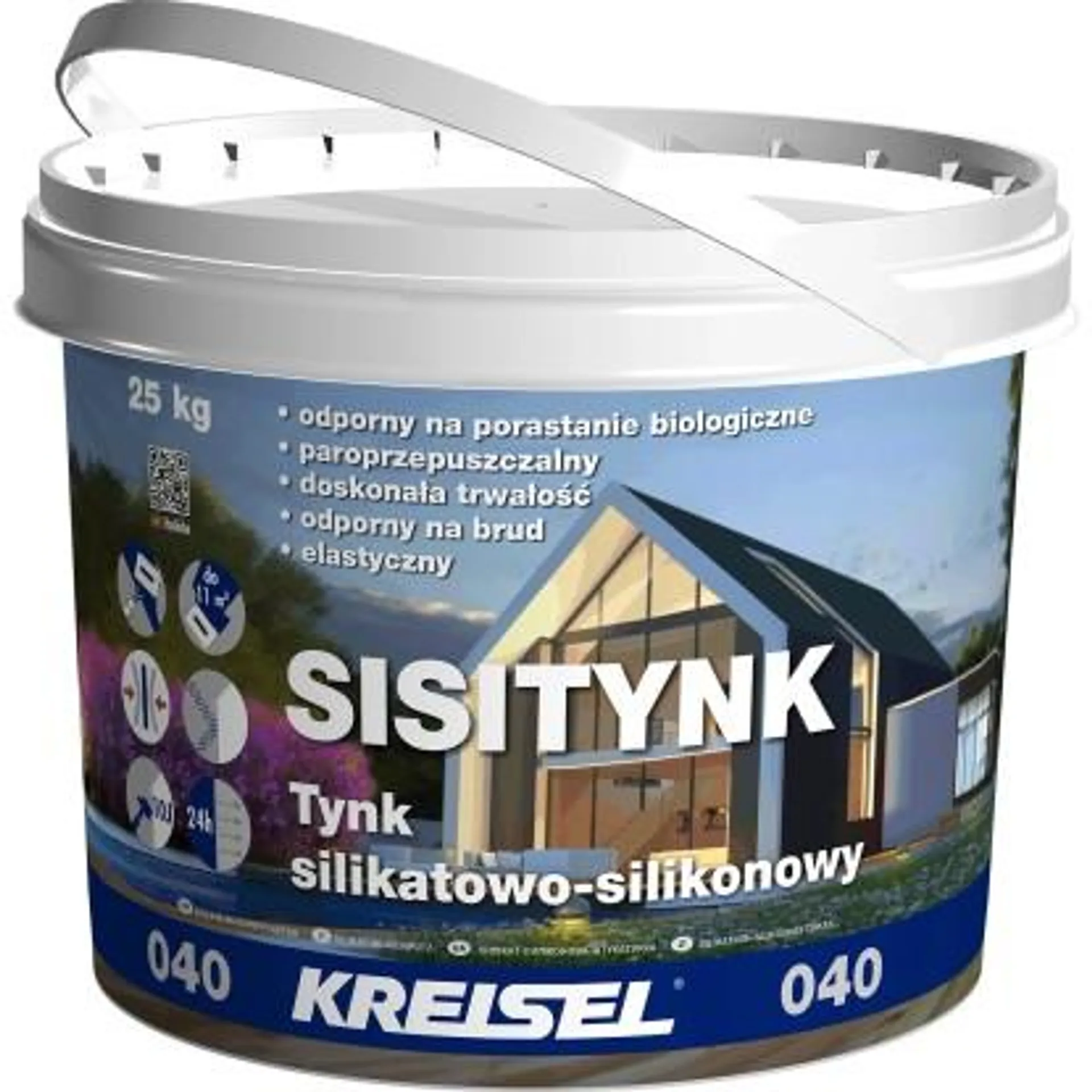 Kreisel Tynk baranek silikatowo-silikonowy dekoracyjny TS07,25 kg