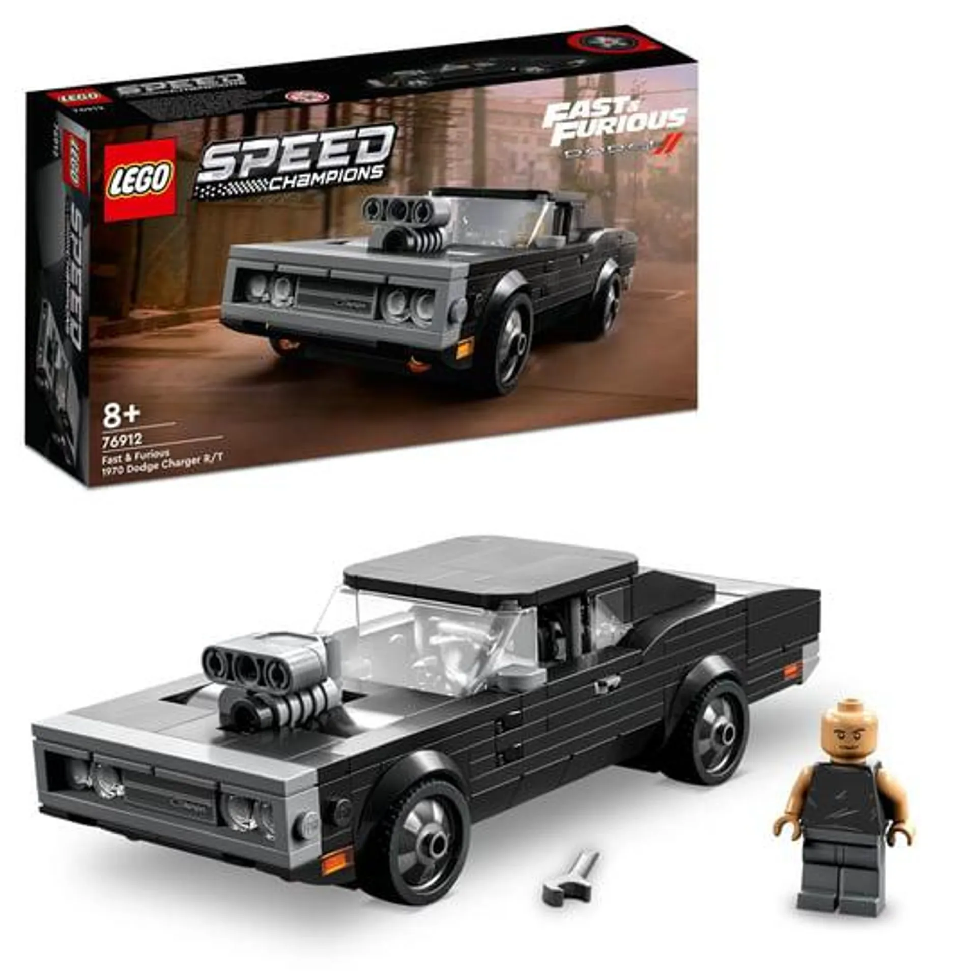 LEGO Speed Champions, klocki, Fast & Furious 1970 Dodge Charger R/T, 76912