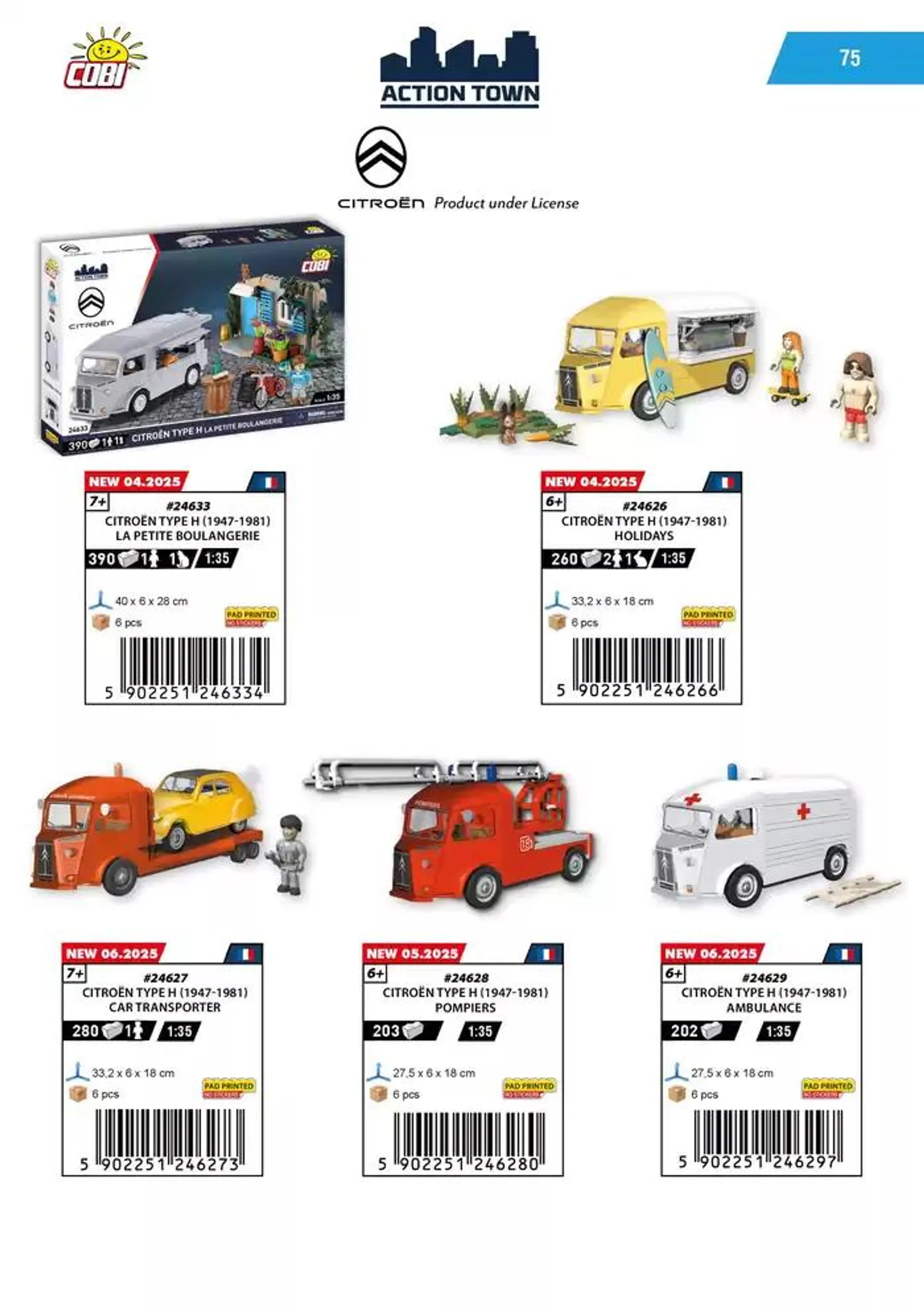 Katalog klocków Cobi 1/2025 - 75