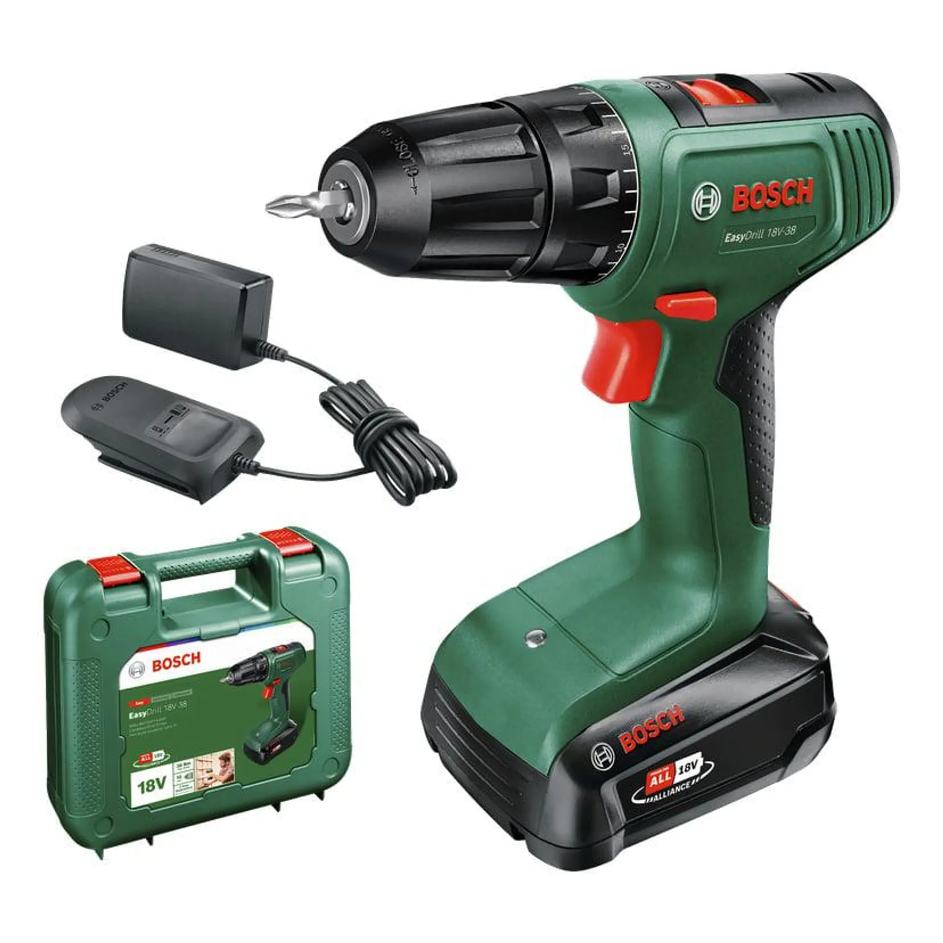 Skruvdragare EasyDrill 18V-38 38 Nm 18 V 2,0 Ah