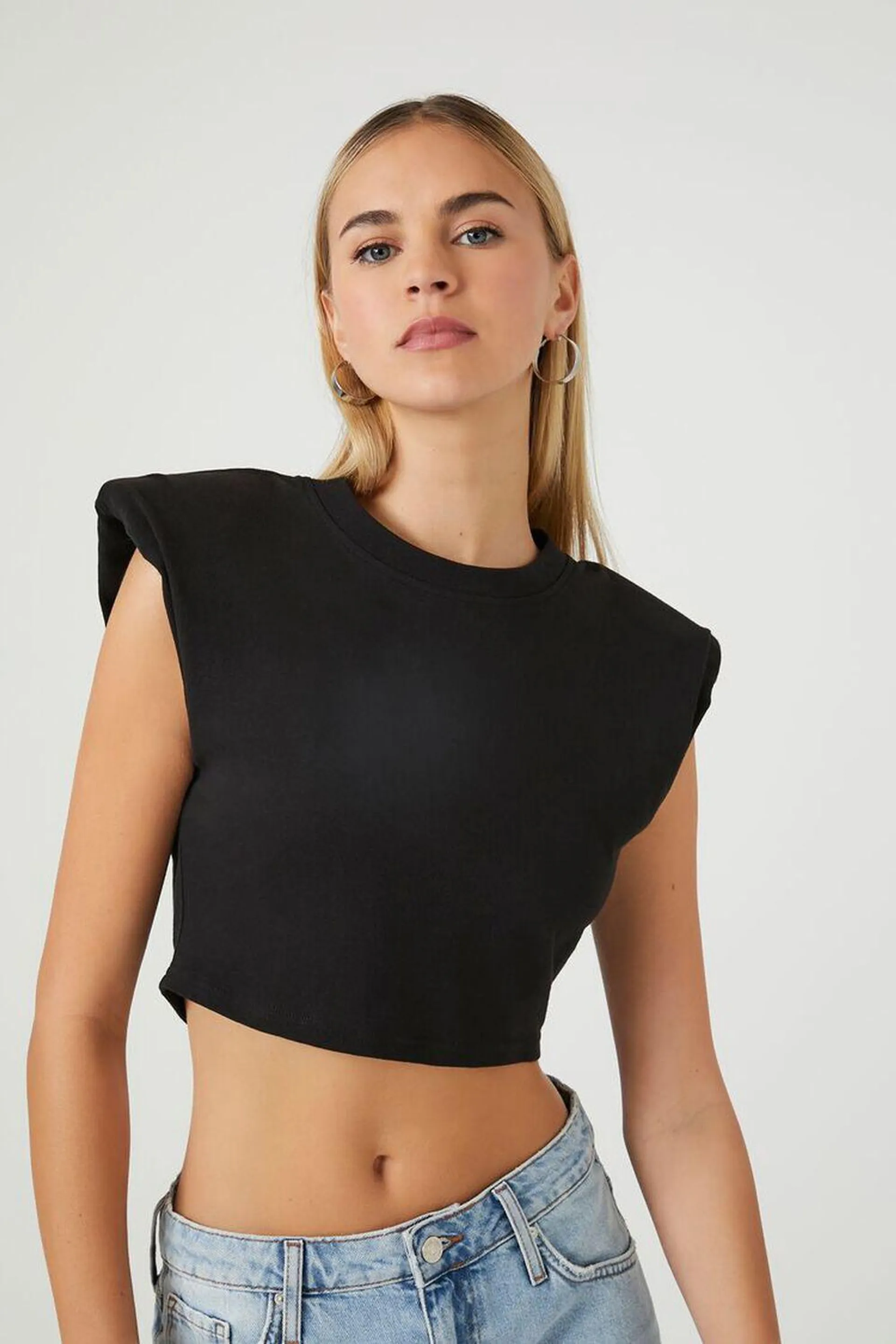 Padded Cropped Tee