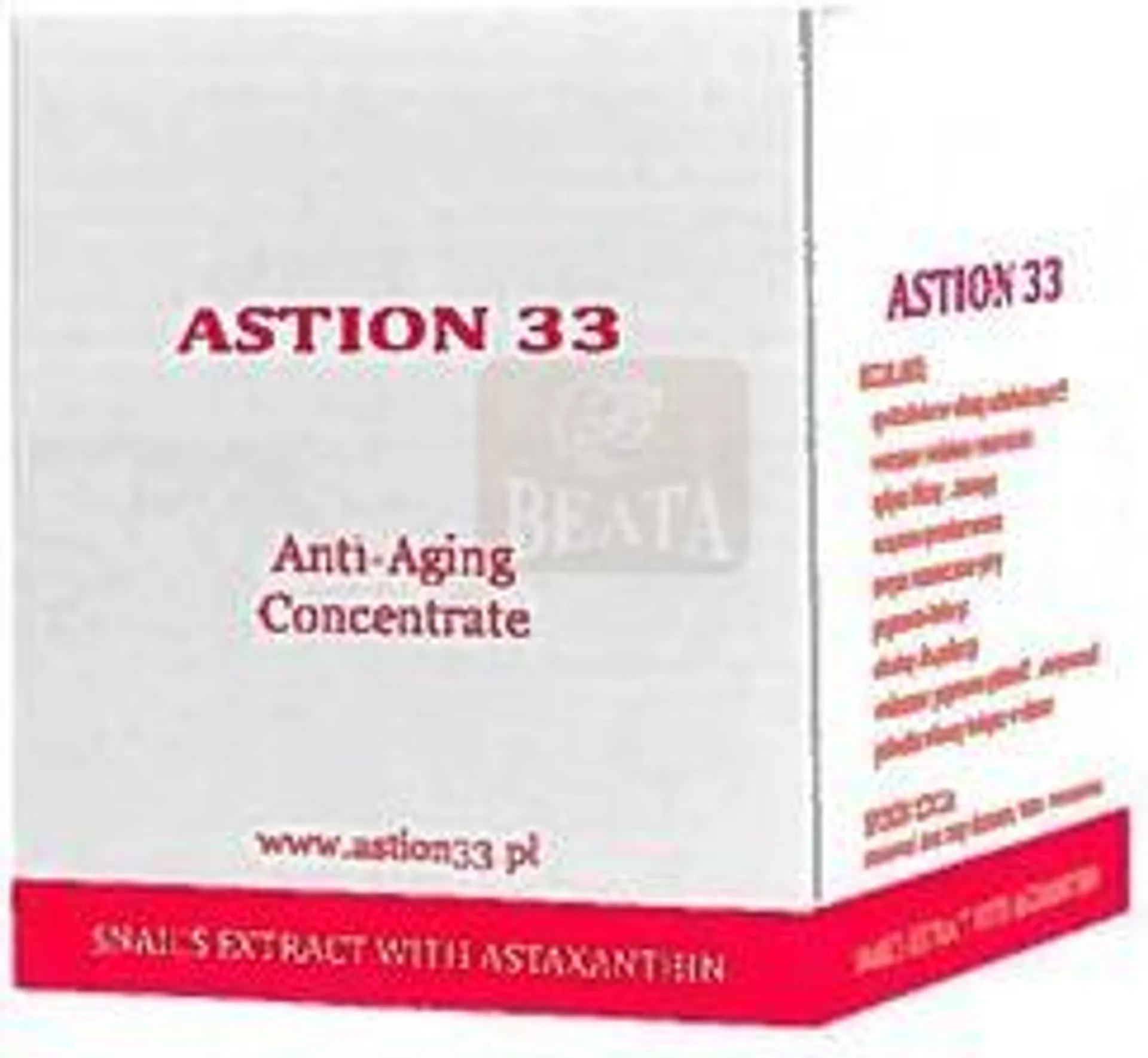 Osmotica Astion 33 Krem Anti-Aging Concentrate Ekstrakt Ze Ślimaka Z Astaksantyną 60Ml