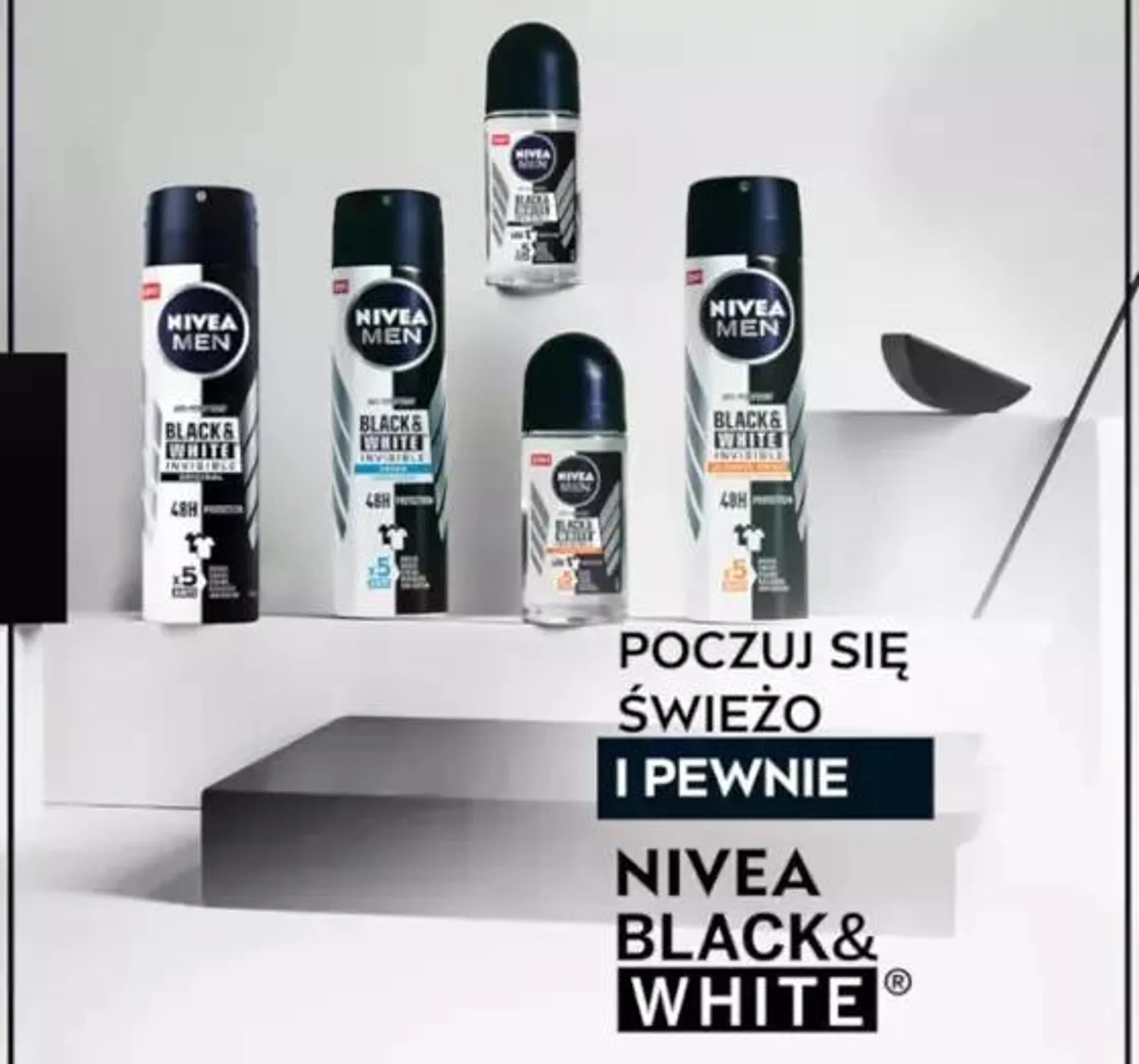 NIVEA MEN BLACK&WHITE INVISIBLE ANTYPERSPIRANT SPRAY 150ML