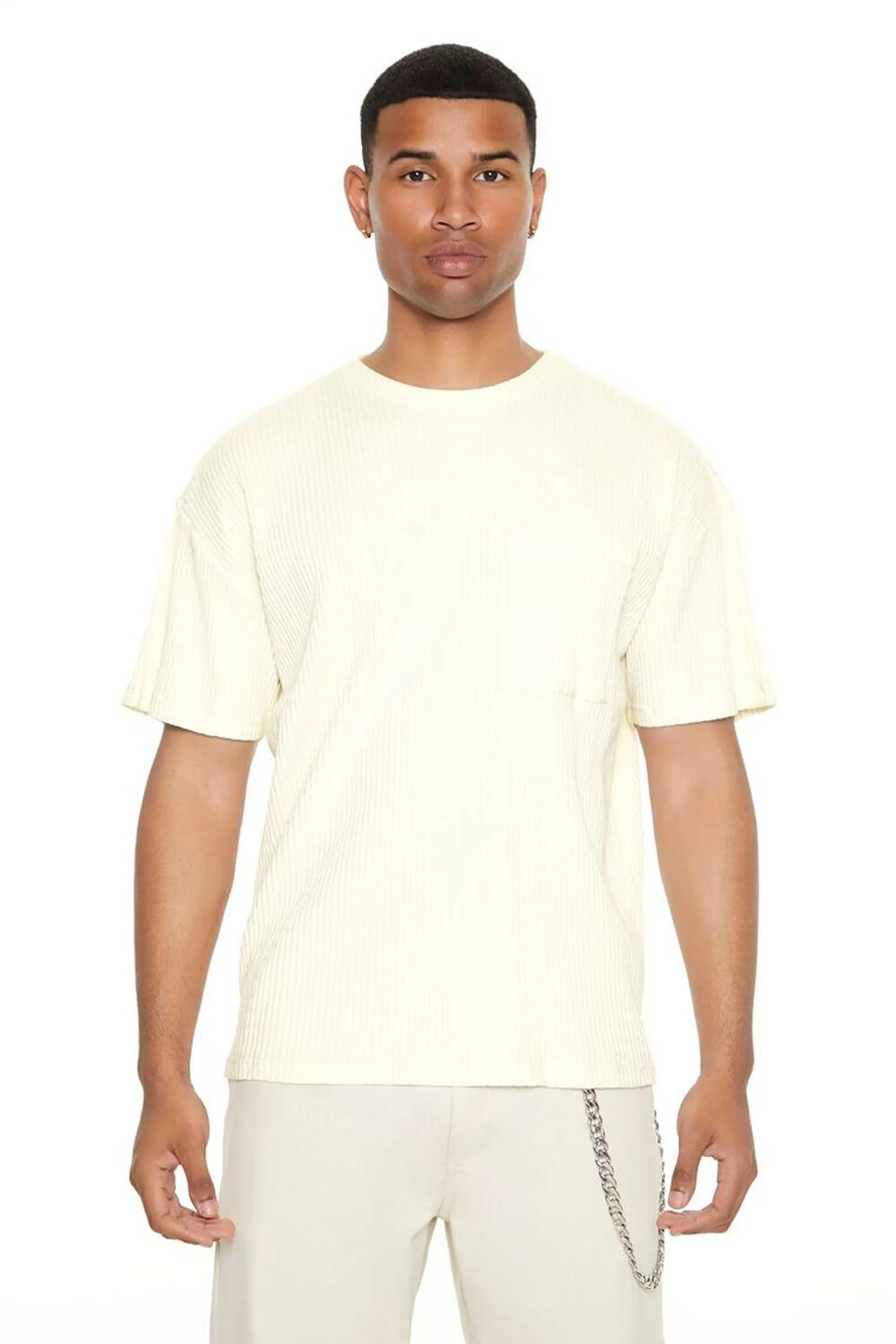 Ribbed Pocket Tee