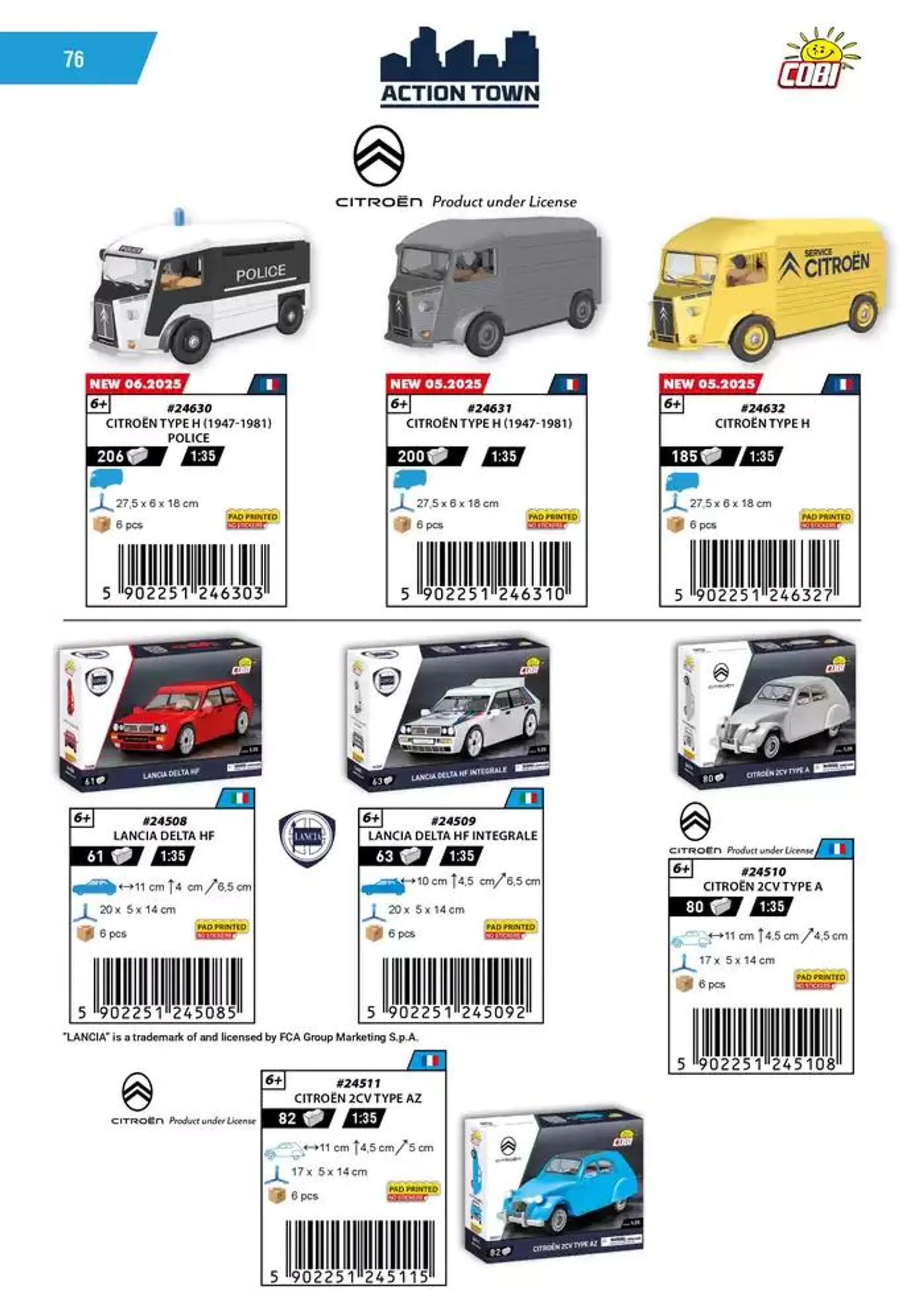 Katalog klocków Cobi 1/2025 - 76